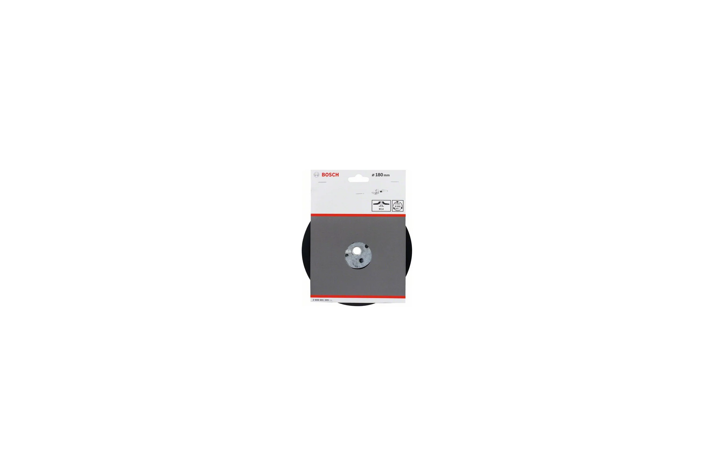 Опорная тарелка для УШМ (М14; 180 мм) Bosch 2608601209