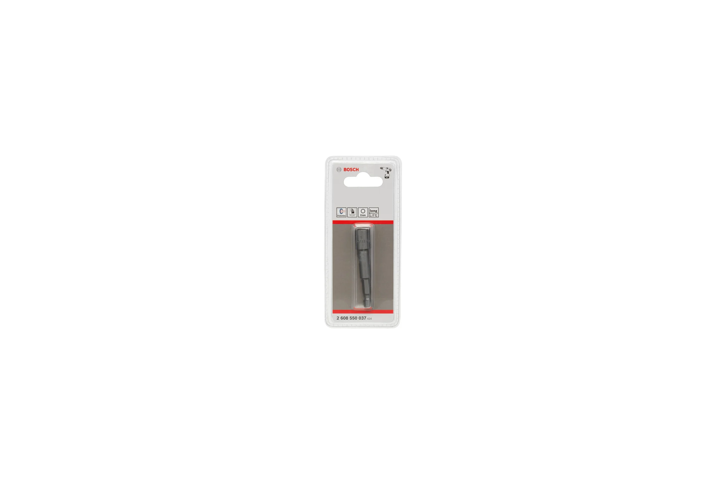 Головка торцевая 8х65 мм, 6-гранная Bosch 2608550037