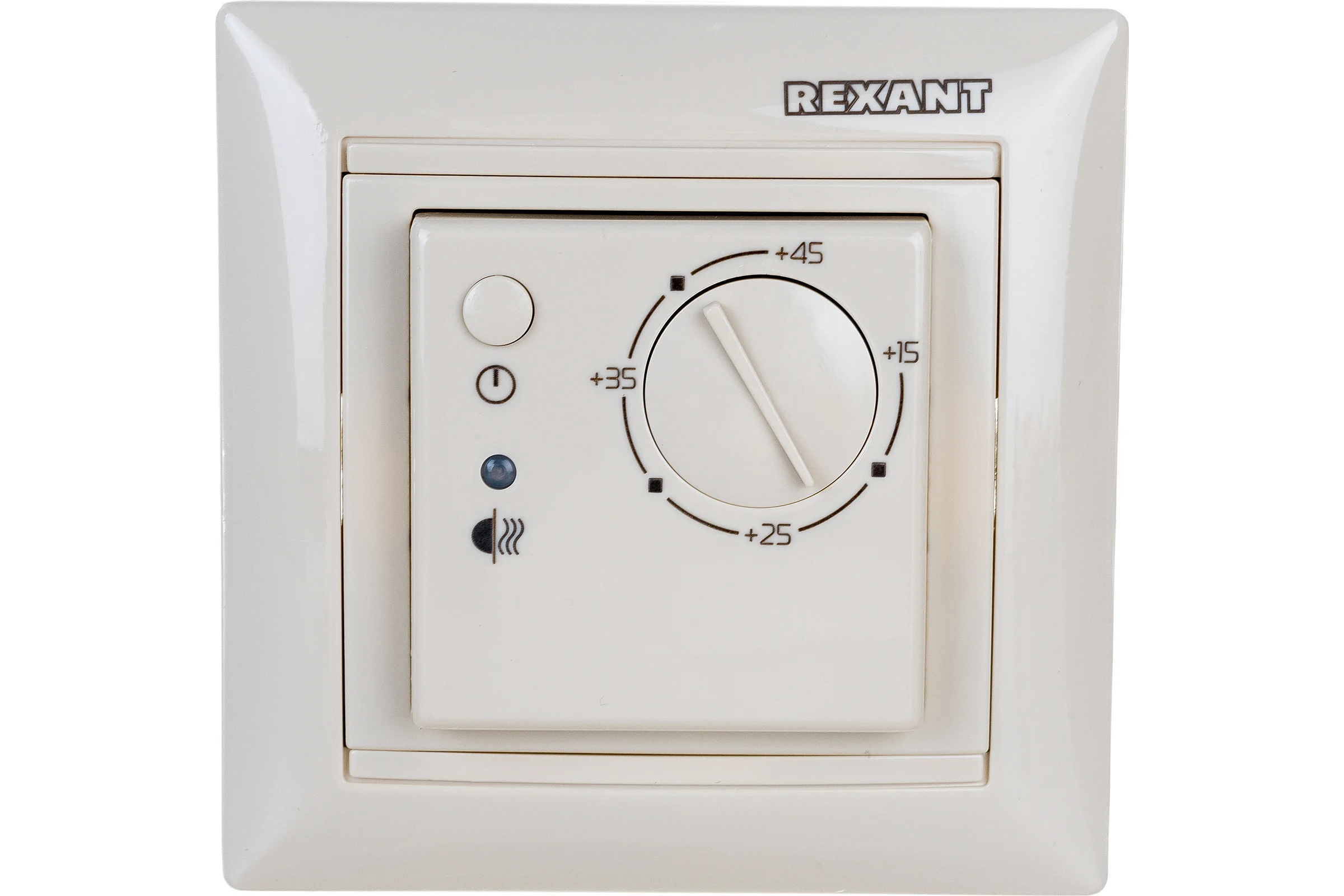 Механический терморегулятор REXANT RX-308B, бежевый 51-0563
