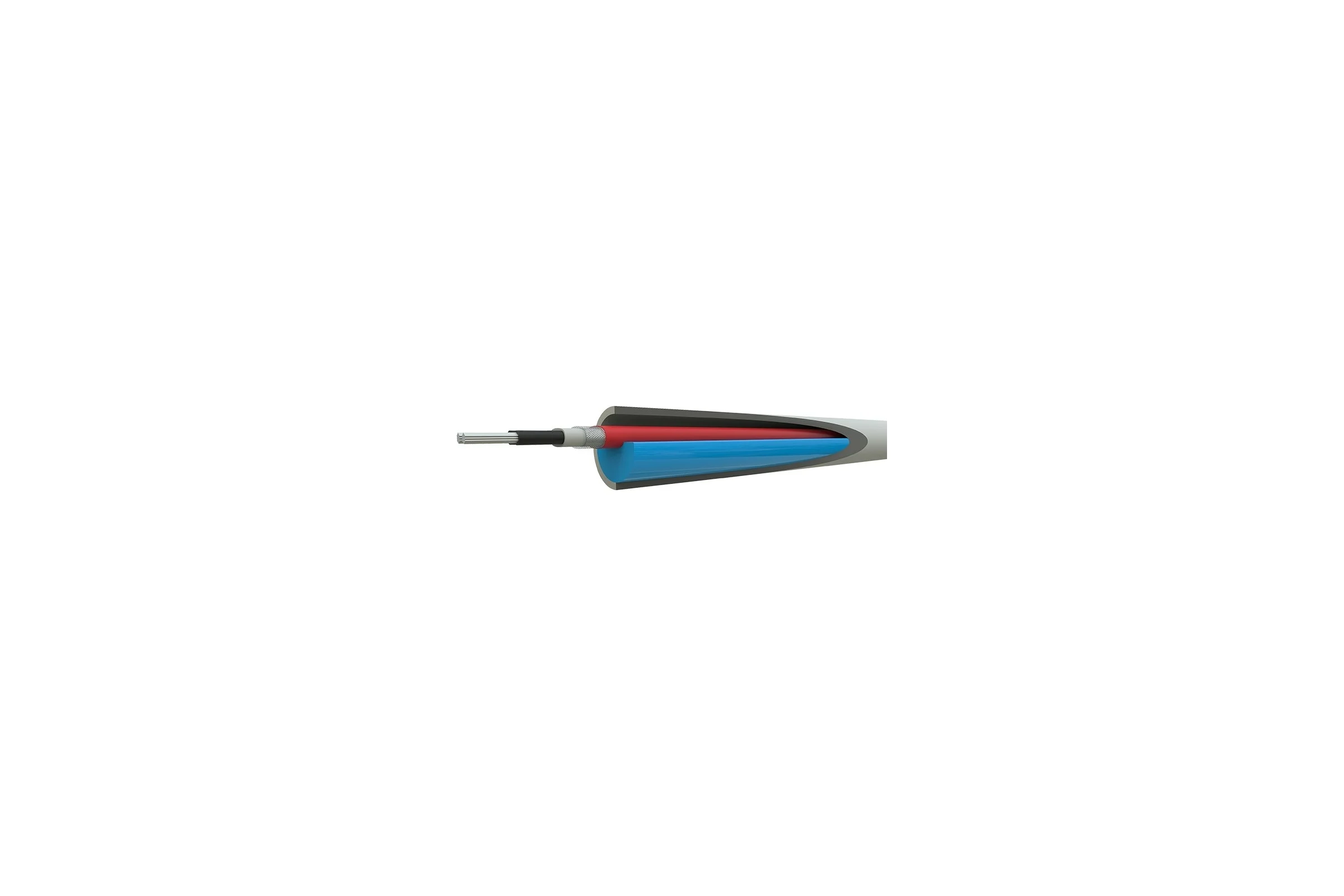 Комплект нагревательного саморегулирующегося кабеля REXANT 10HTM2-CT, пищевой, 8м/80Вт в трубу 51-0604