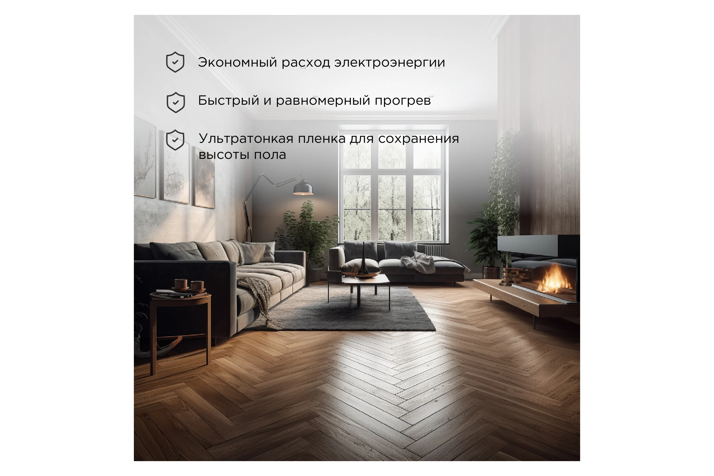 Пленочный теплый пол REXANT Ultra RXM 220, 3м² (0,5х6м), 660Вт 51-0505-4