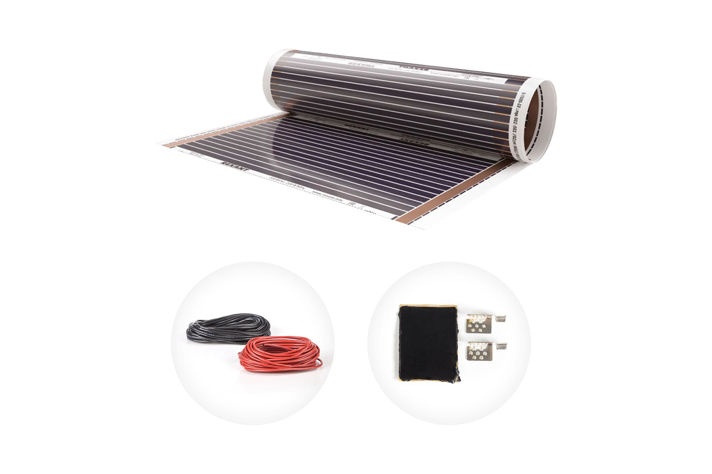 Пленочный теплый пол REXANT Ultra RXM 220, 3м² (0,5х6м), 660Вт 51-0505-4