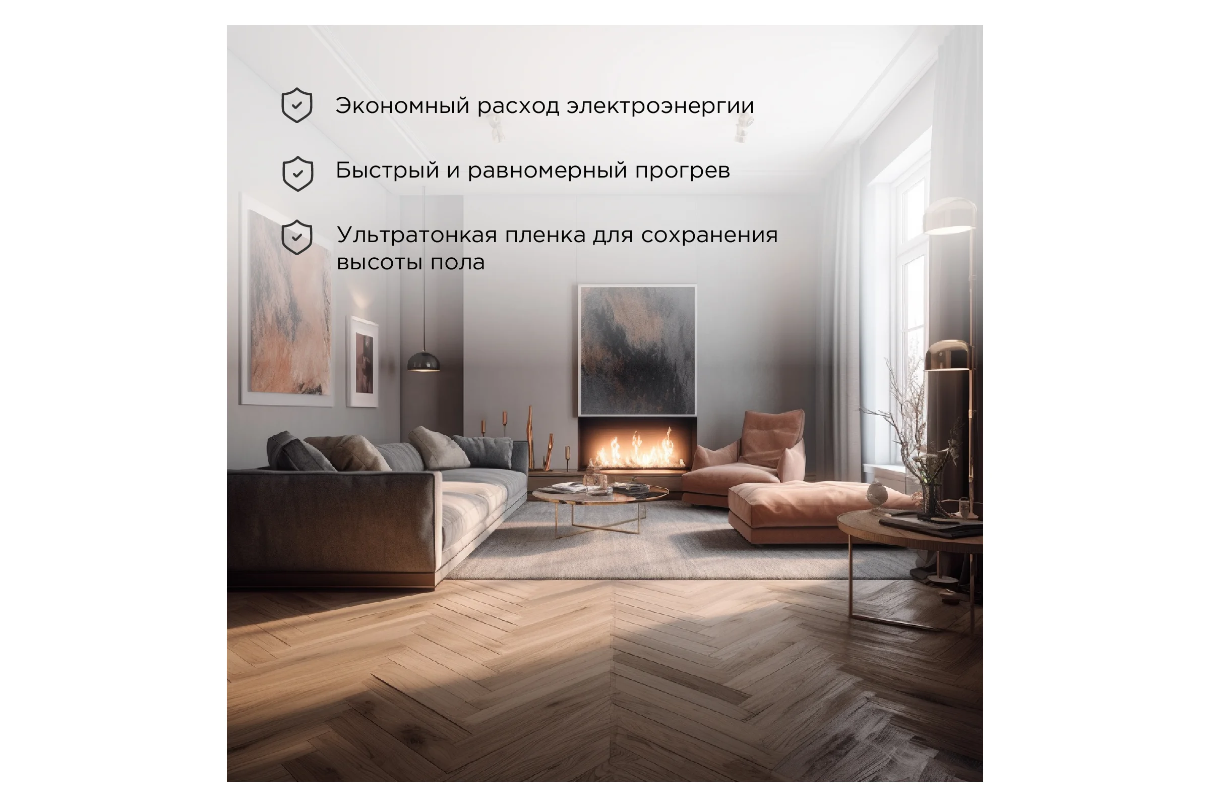 Пленочный теплый пол REXANT RXM 220 -0,5- 3,5 51-0506-4