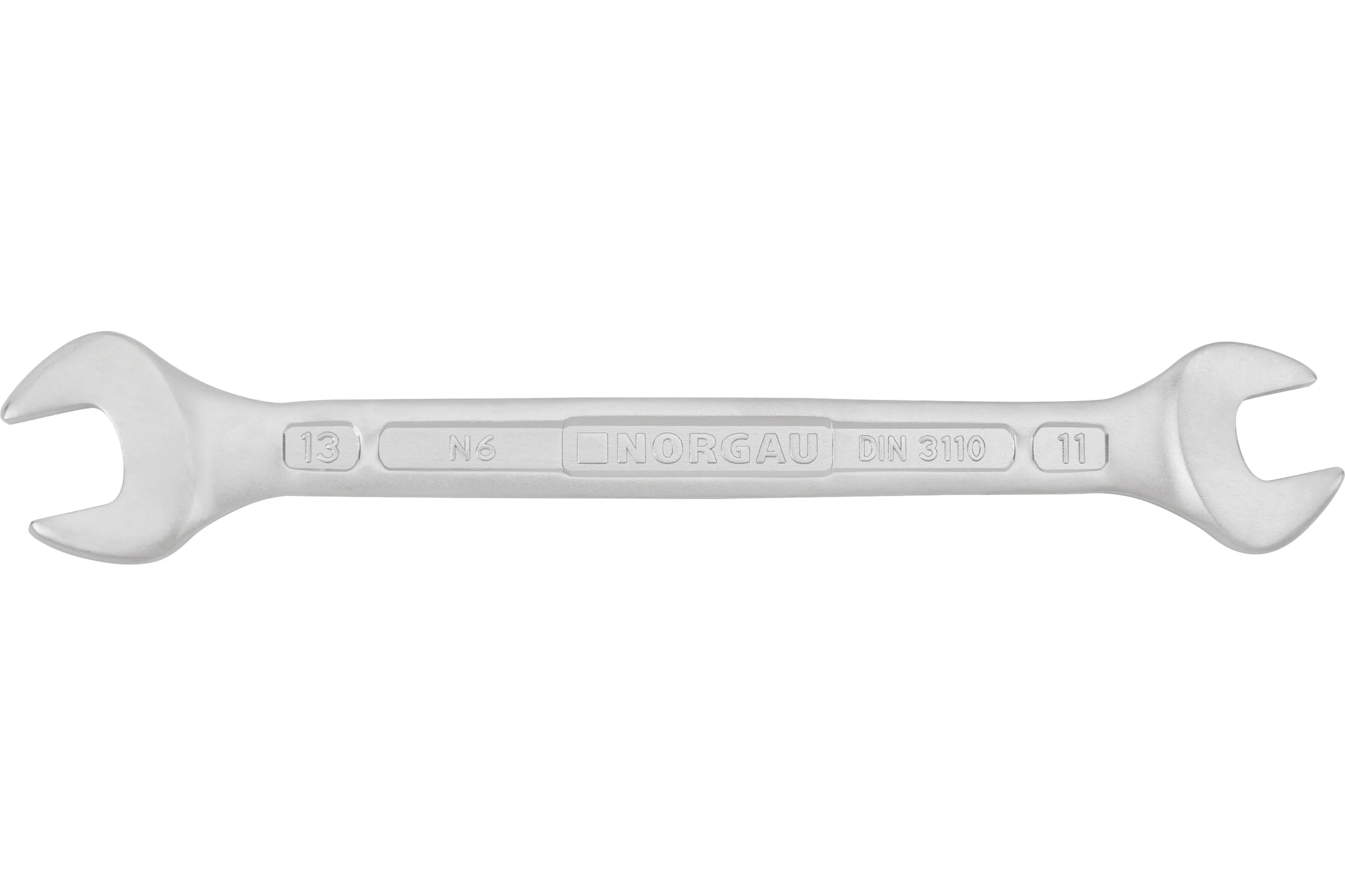 Двусторонний рожковый ключ NORGAU тип N6-11x13 11х13, длина 172 мм 060107139