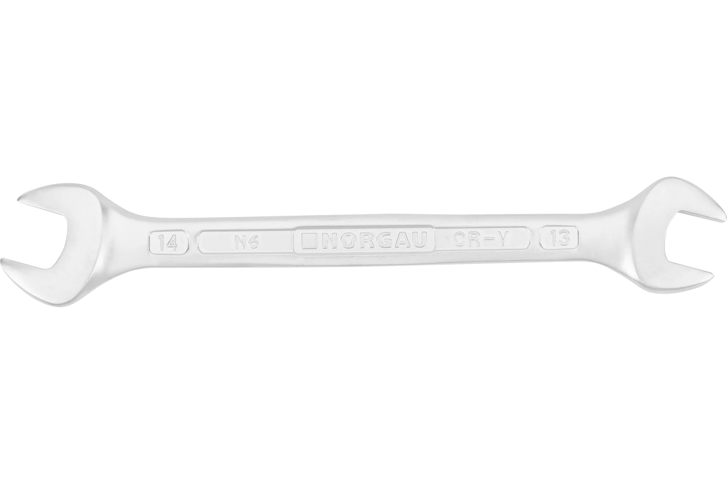 Двусторонний рожковый ключ NORGAU тип N6-13x14 13х14, длина 180 мм 060107154