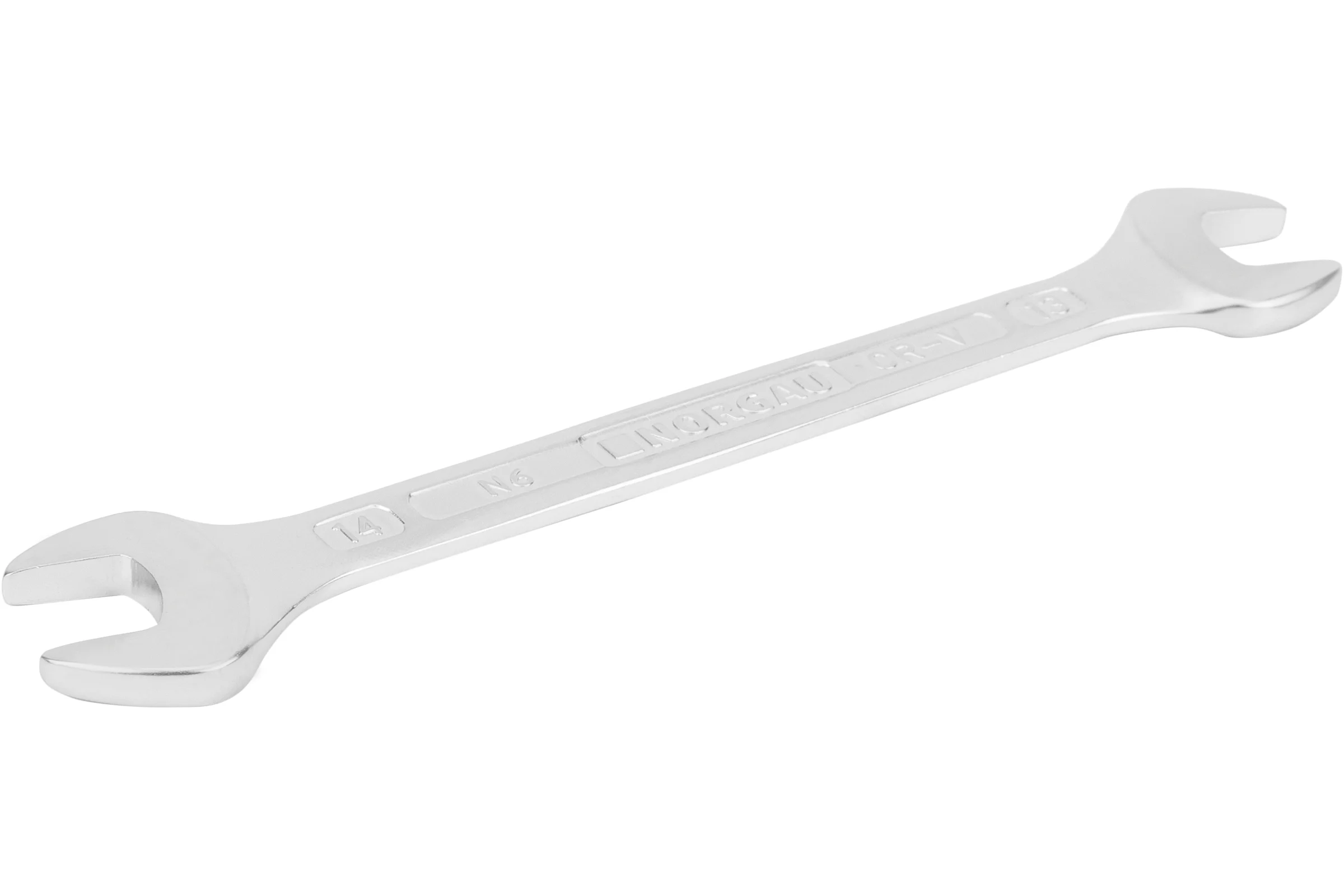 Двусторонний рожковый ключ NORGAU тип N6-13x14 13х14, длина 180 мм 060107154