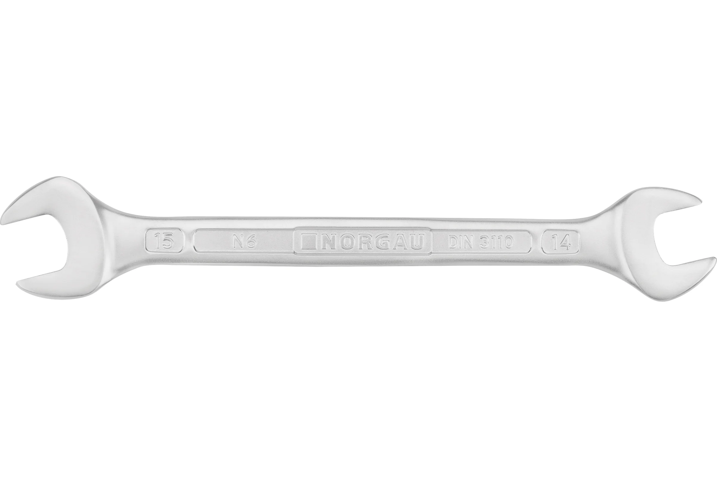 Двусторонний рожковый ключ NORGAU тип N6-14x15 14х15, длина 190 мм 060107163