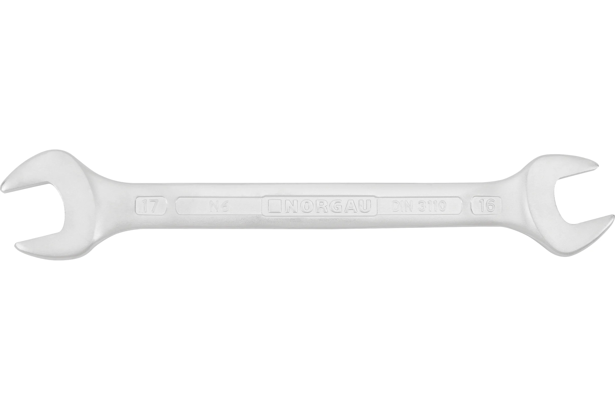 Двусторонний рожковый ключ NORGAU тип N6-16x17 16х17, длина 204 мм 060107178
