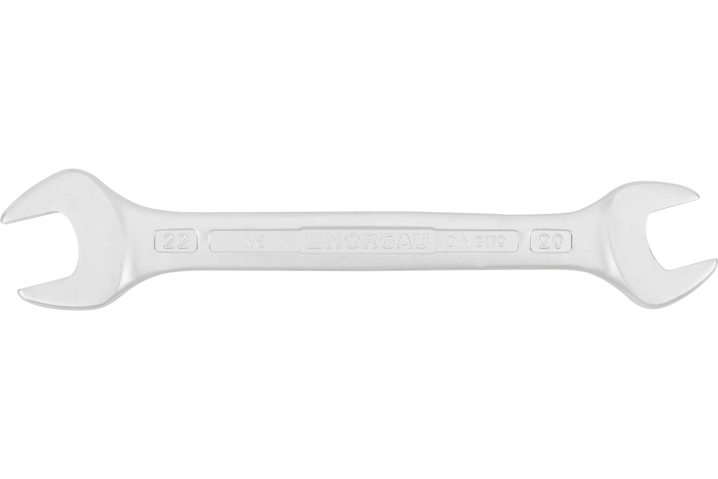 Двусторонний рожковый ключ NORGAU тип N6-20x22 20х22, длина 237 мм, 060107205