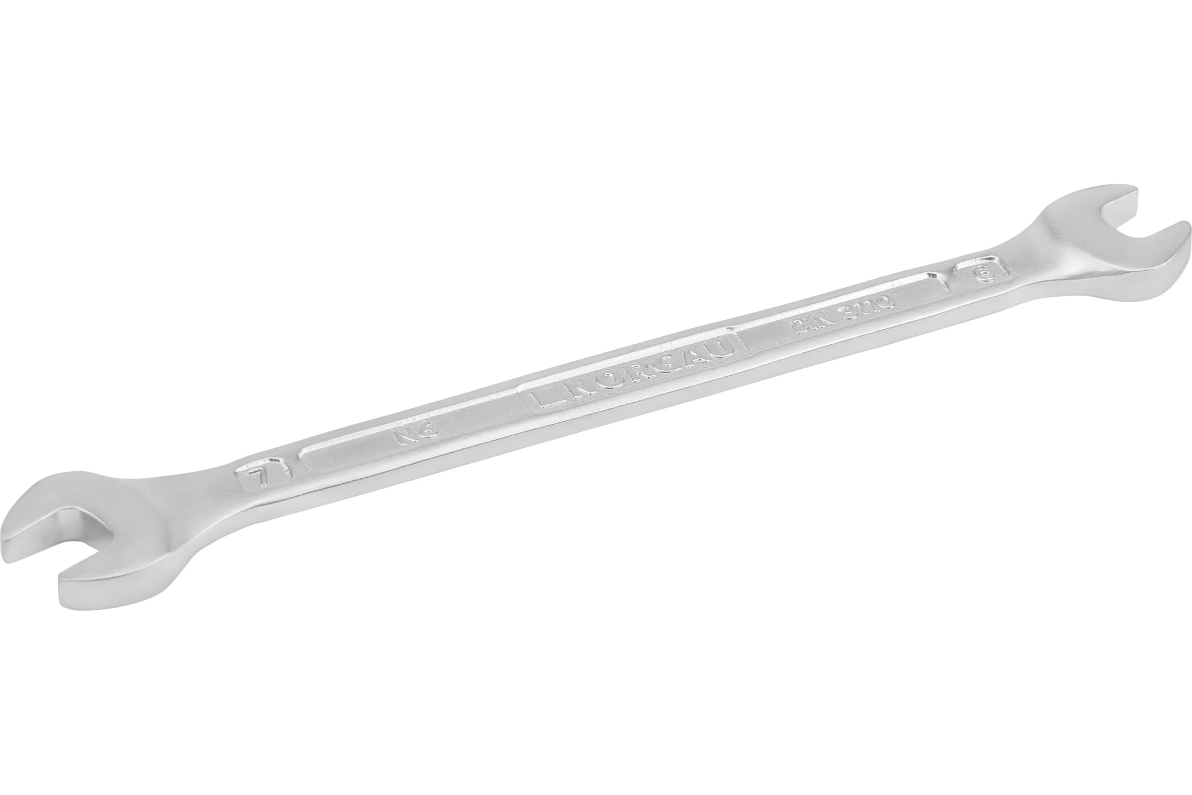 Двусторонний рожковый ключ NORGAU тип N6-6x7 6х7, длина 123 мм 060107097