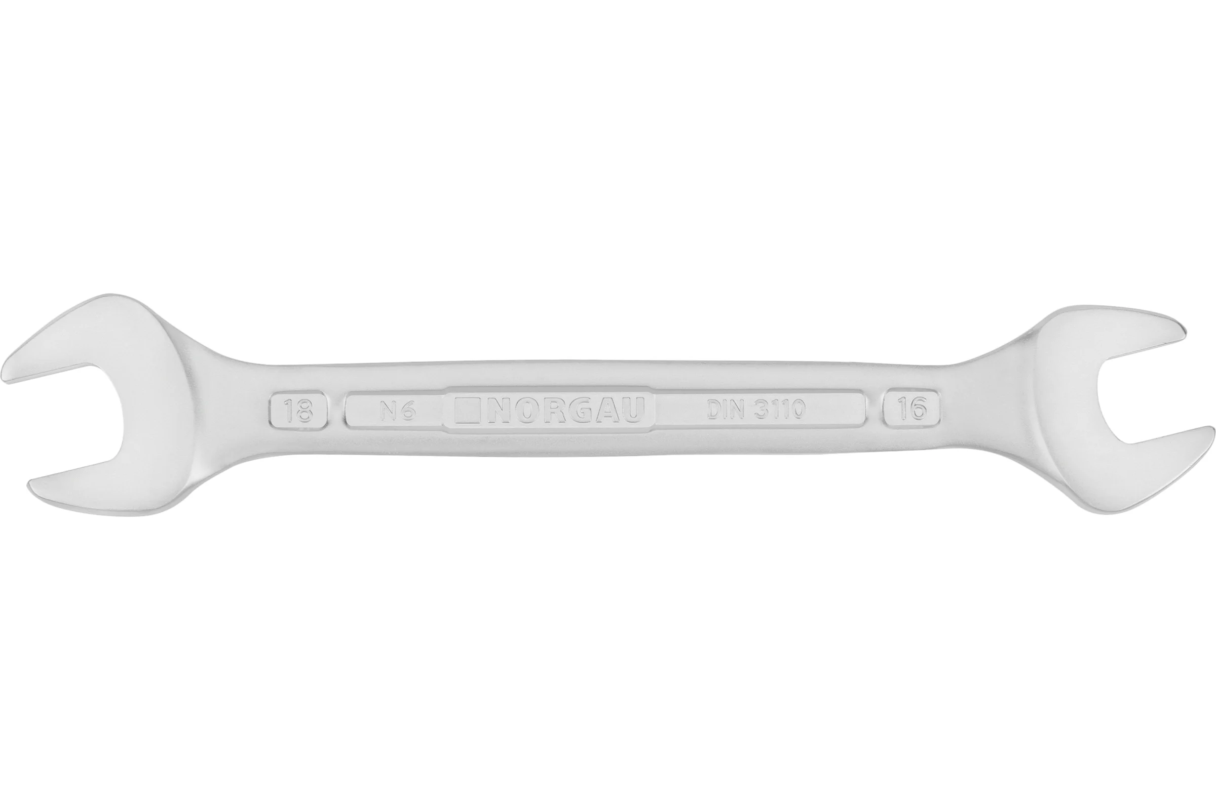 Двусторонний рожковый ключ NORGAU тип N6-16x18 16х18, длина 221 мм 060107181