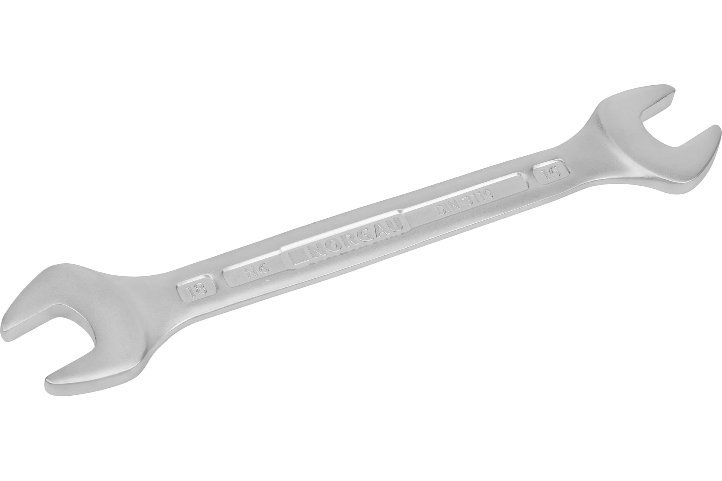 Двусторонний рожковый ключ NORGAU тип N6-16x18 16х18, длина 221 мм 060107181