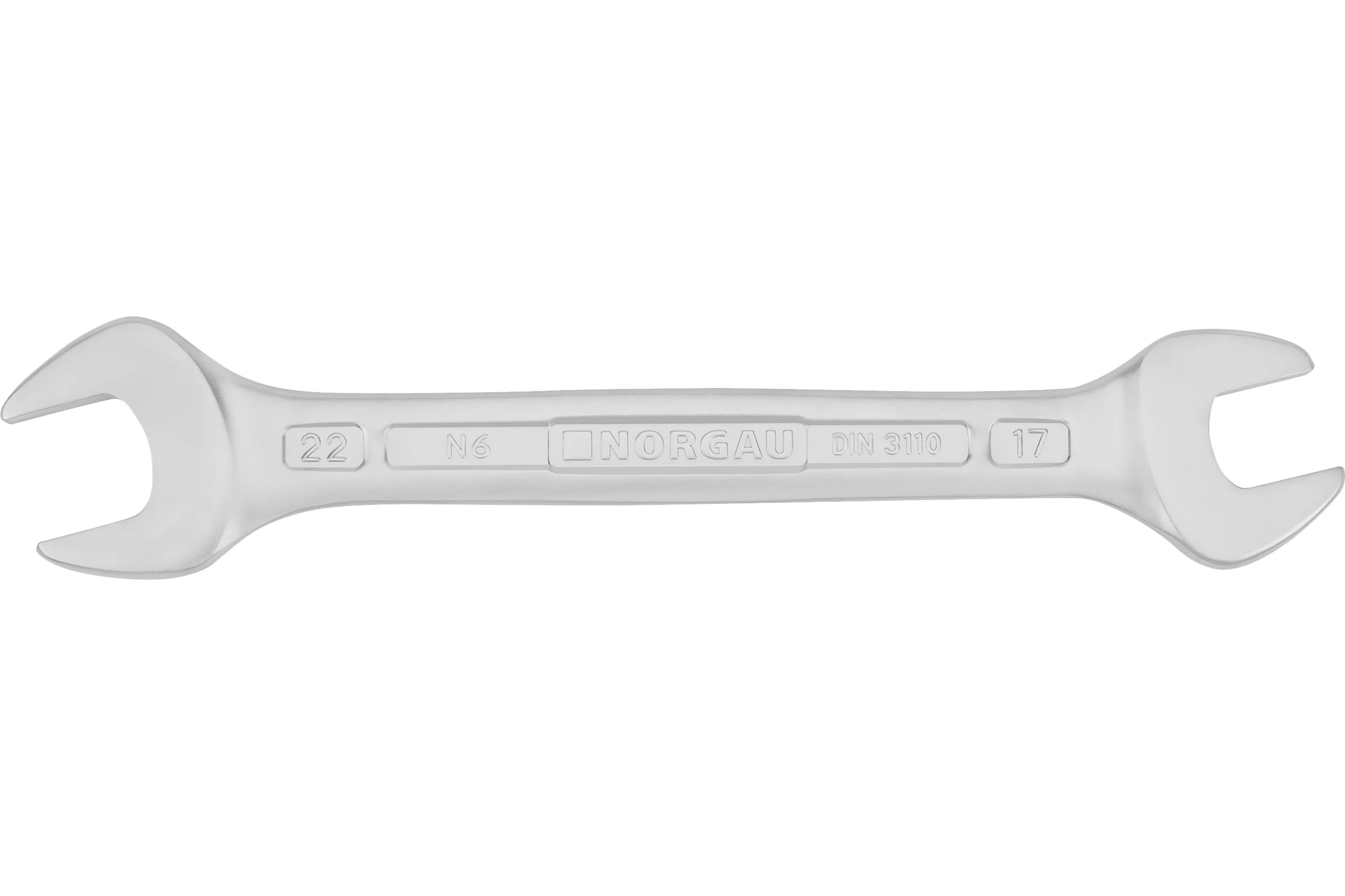 Двусторонний рожковый ключ NORGAU тип N6-17x22 17х22, длина 237 мм 060107197