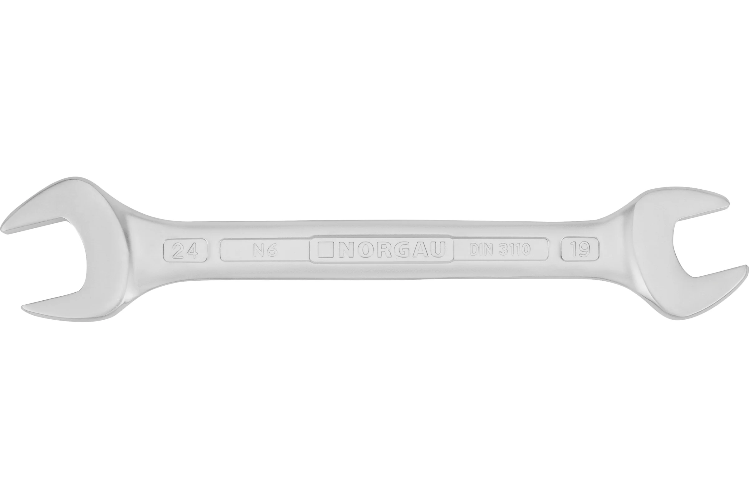Двусторонний рожковый ключ NORGAU тип N6-19x24 19х24, длина 237 мм 060107202