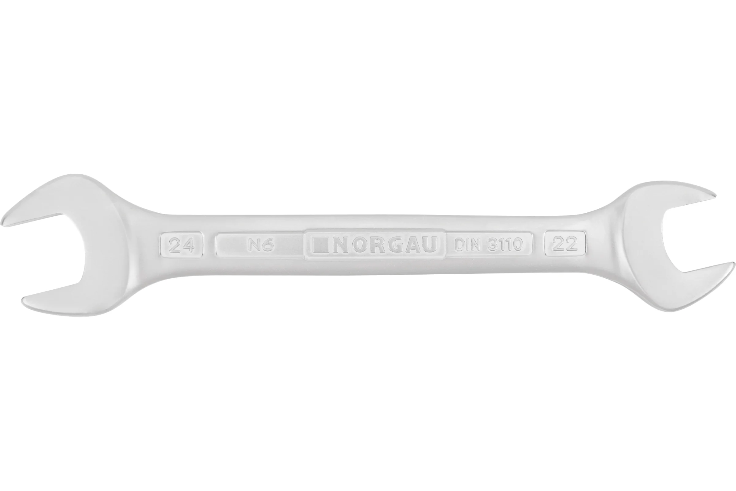 Двусторонний рожковый ключ NORGAU тип N6-22x24 22х24, длина 247 мм 060107214