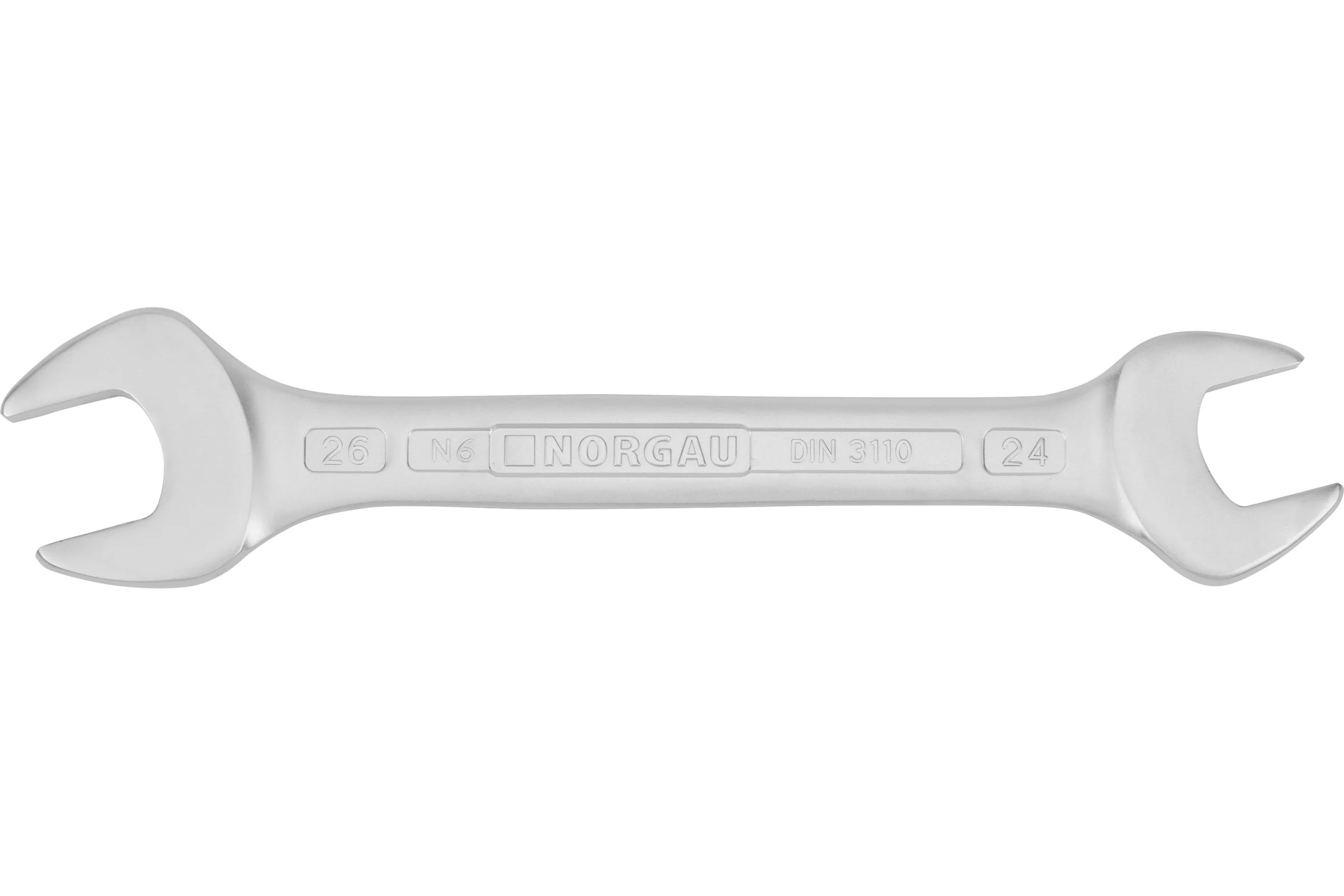 Двусторонний рожковый ключ NORGAU тип N6-24x26 24х26, длина 253 мм 060107223