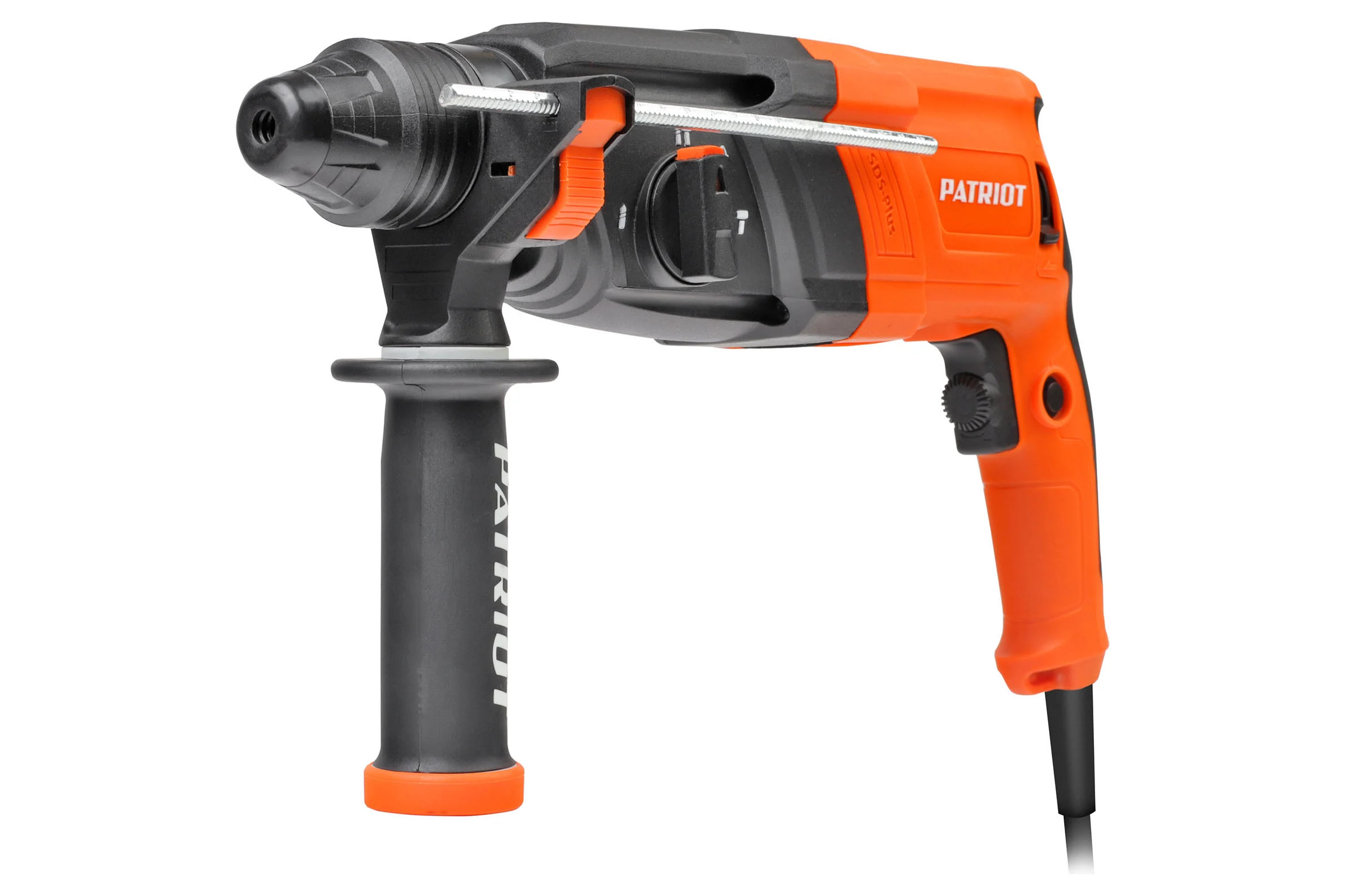 Перфоратор PATRIOT RH 263 SDS+, мощность 880 Вт, 2.9 Дж, 3 режима работы, макс.диаметр 26 мм, глубиномер, кейс 140301324