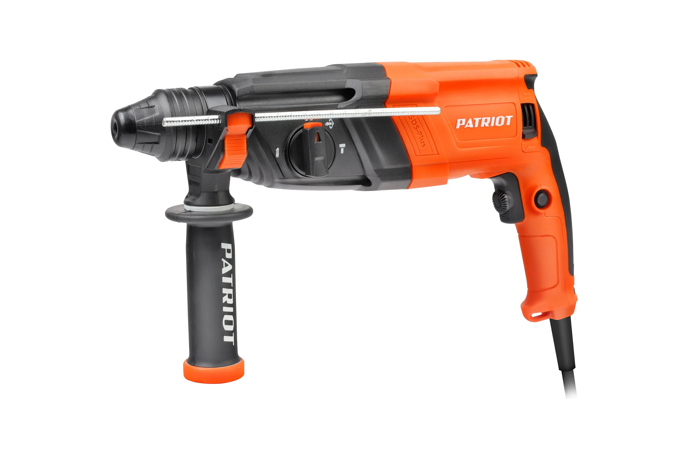 Перфоратор PATRIOT RH 263 SDS+, мощность 880 Вт, 2.9 Дж, 3 режима работы, макс.диаметр 26 мм, глубиномер, кейс 140301324