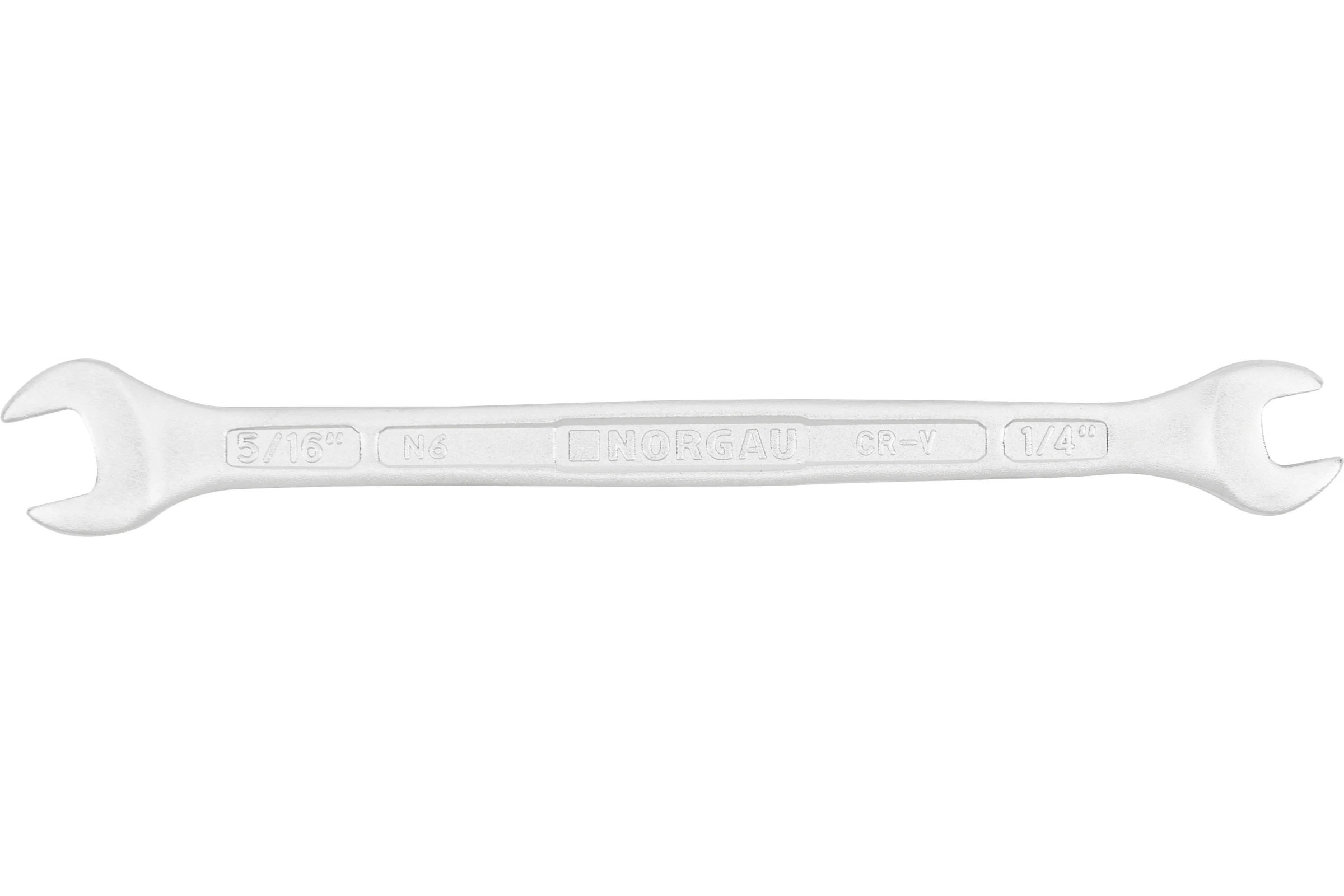 Двусторонний рожковый ключ NORGAU тип N6-1/4x5/16 1/4x5/16", длина 123 мм 060107343
