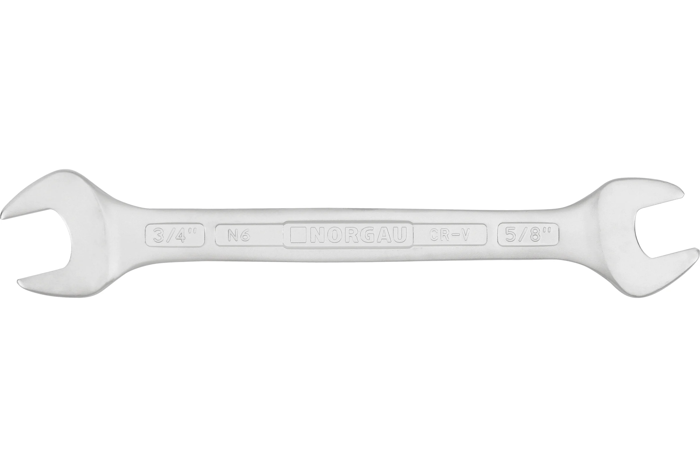 Двусторонний рожковый ключ NORGAU тип N6-5/8x3/4 5/8x3/4", длина 221 мм 060107376