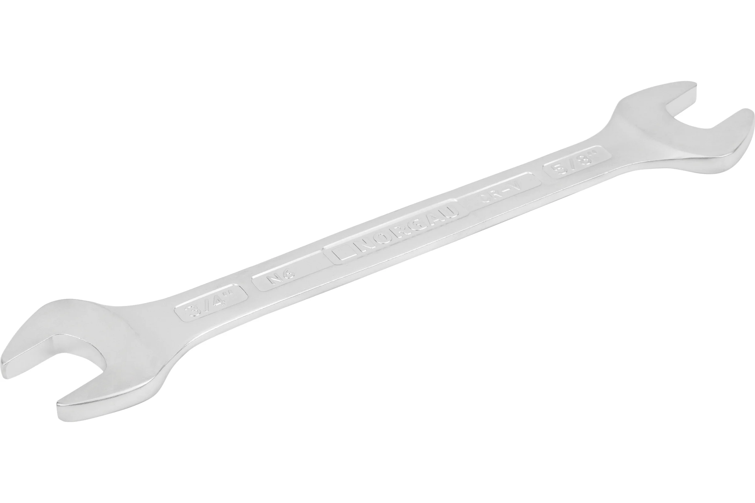 Двусторонний рожковый ключ NORGAU тип N6-5/8x3/4 5/8x3/4", длина 221 мм 060107376