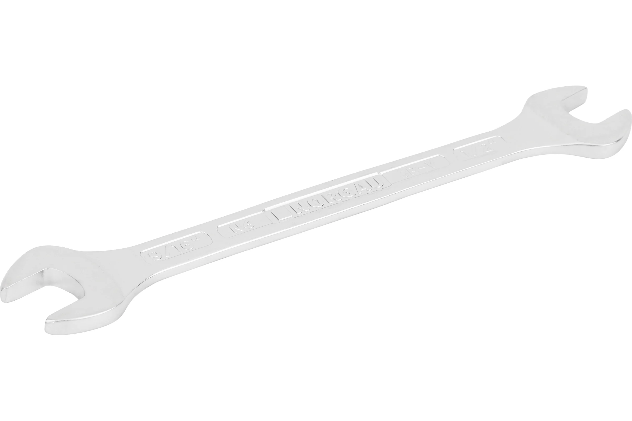 Двусторонний рожковый ключ NORGAU тип N6-1/2x9/16 1/2x9/16", длина 180 мм 060107361