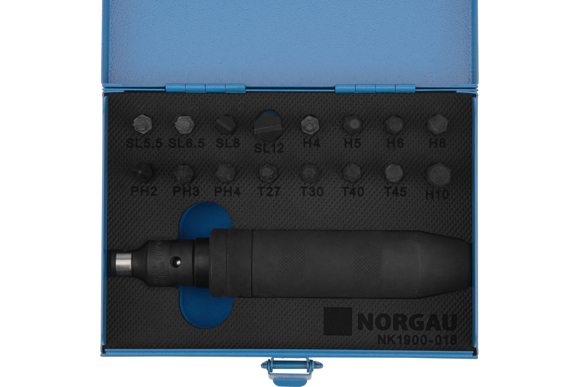 Набор бит с ударной отверткой NORGAU тип NK1900-018 1/2" 062493018