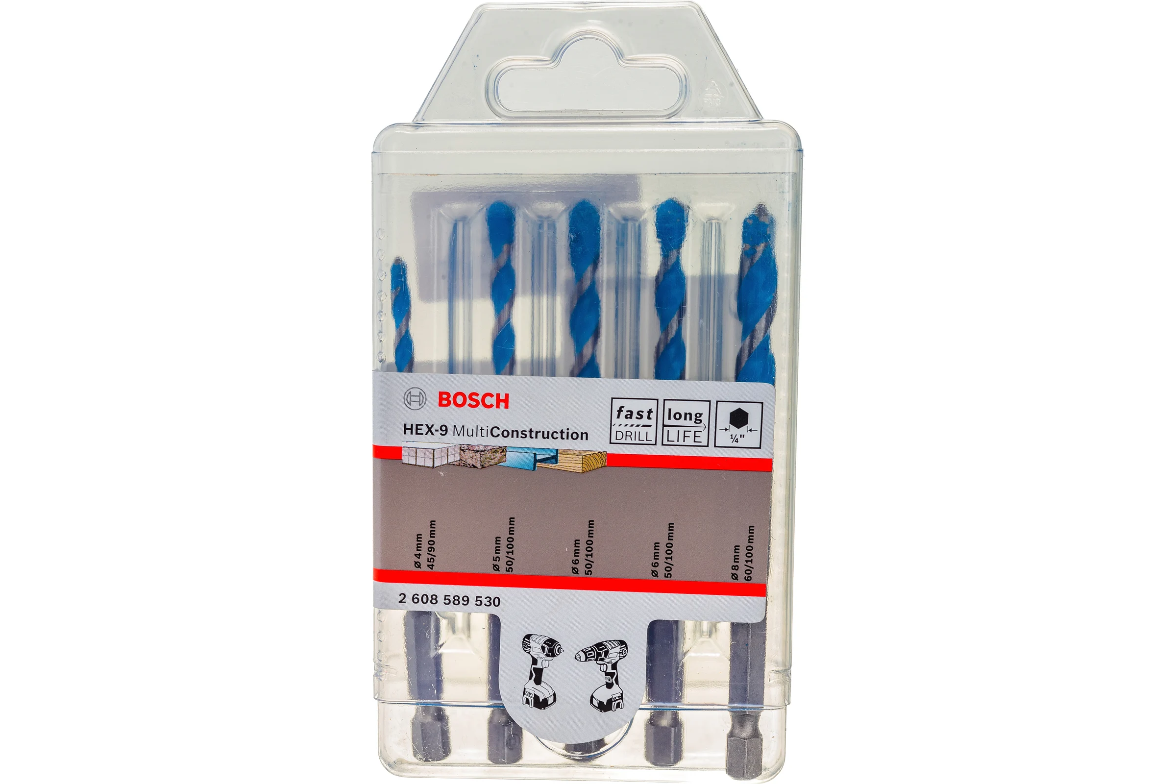 Набор HEX-9 Multi Construction (4-8 мм; 5 шт.) Bosch 2608589530