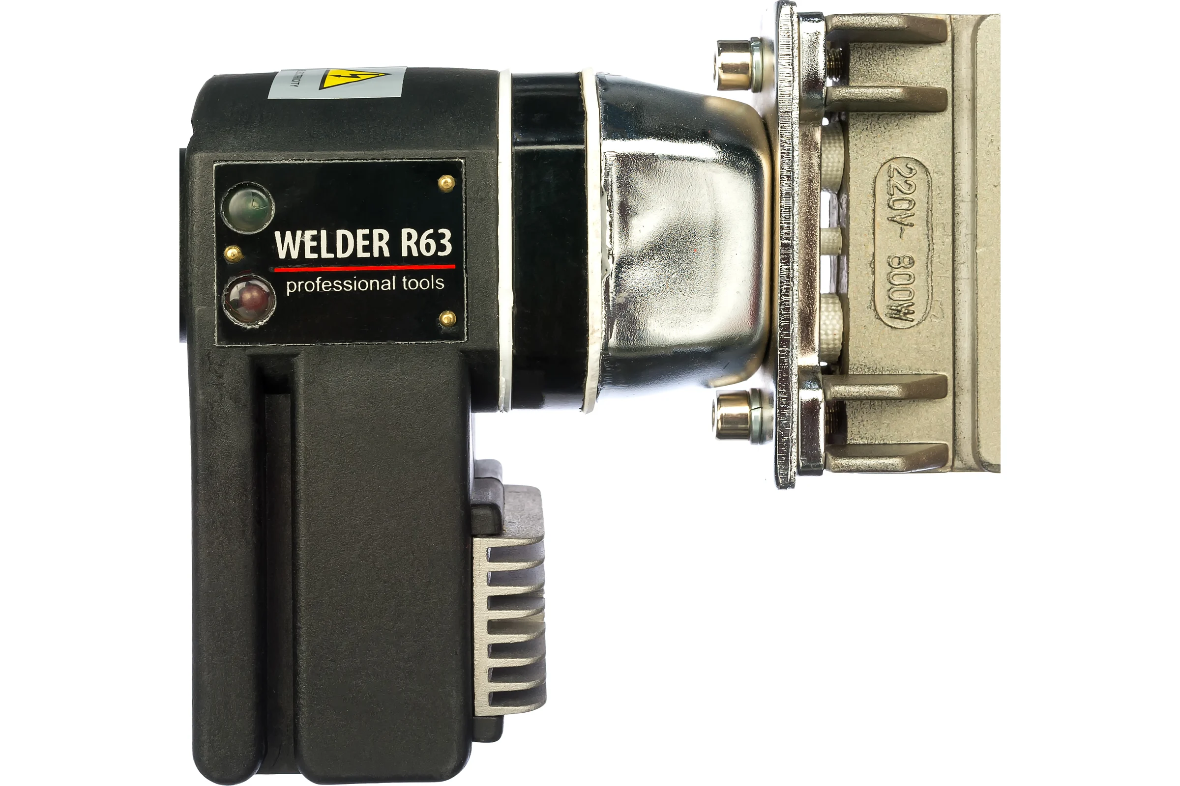 Аппарат для раструбной сварки REKON Welder R63 800 Вт, 220 В, в вомплекте с насадками d 20, 25, 32, 40, 50, 63 мм 101063