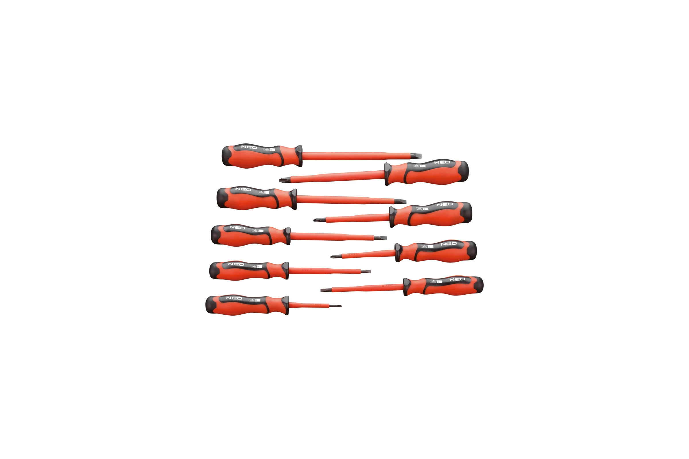 Набор отверток NEO Tools 1000 В, 9 шт. 04-261