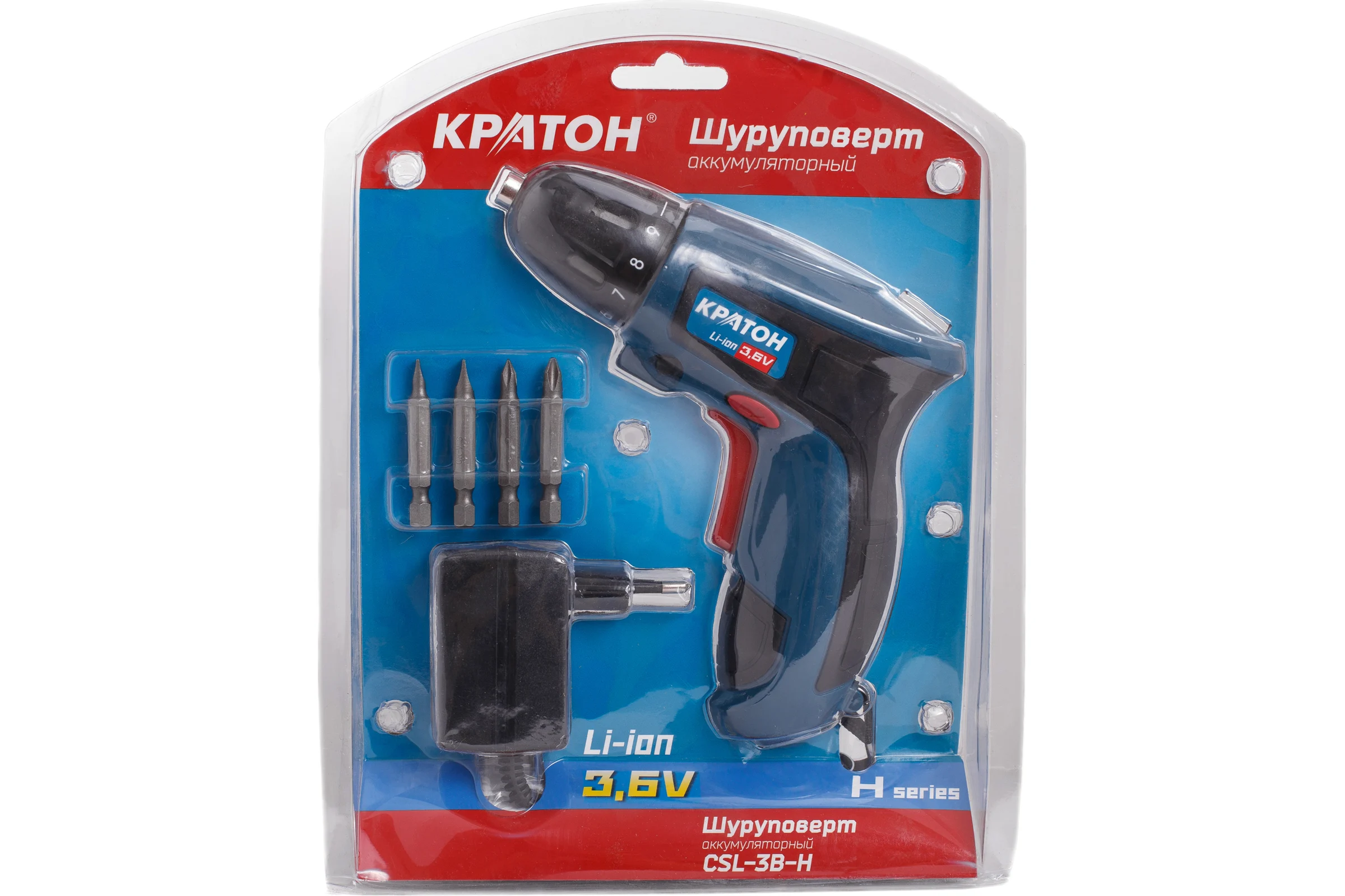Аккумуляторный шуруповерт Кратон CSL-3B-H 3 11 01 048