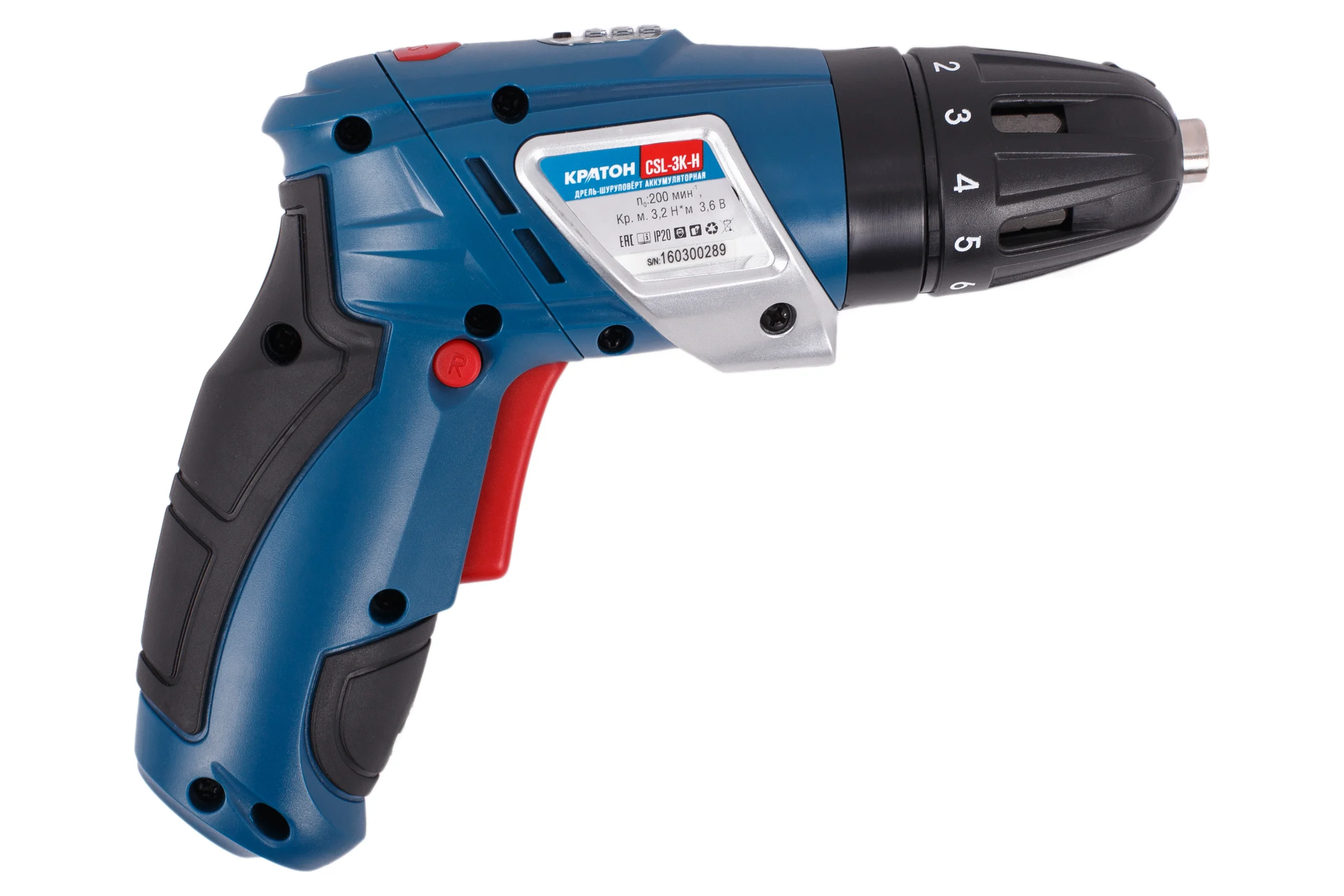 Аккумуляторный шуруповерт Кратон CSL-3K-H 3 11 01 049