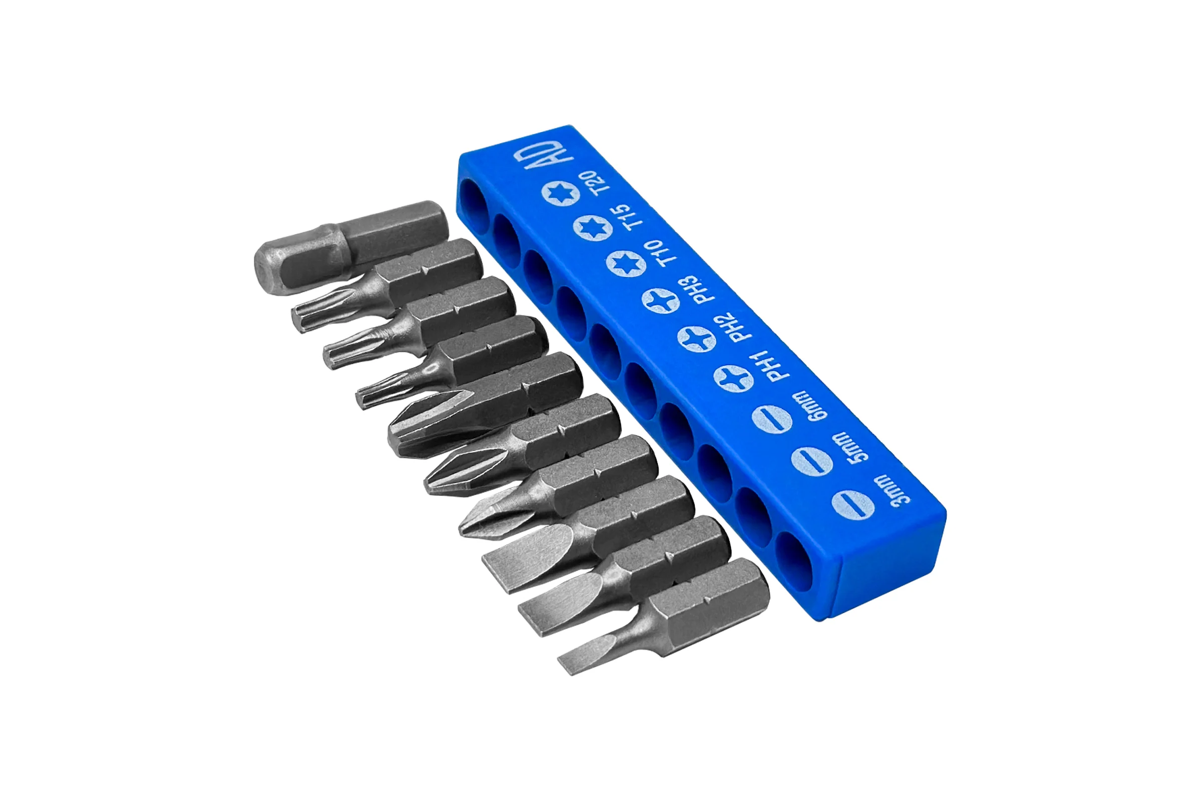 Отвертка с набором бит vertextools 0052-11