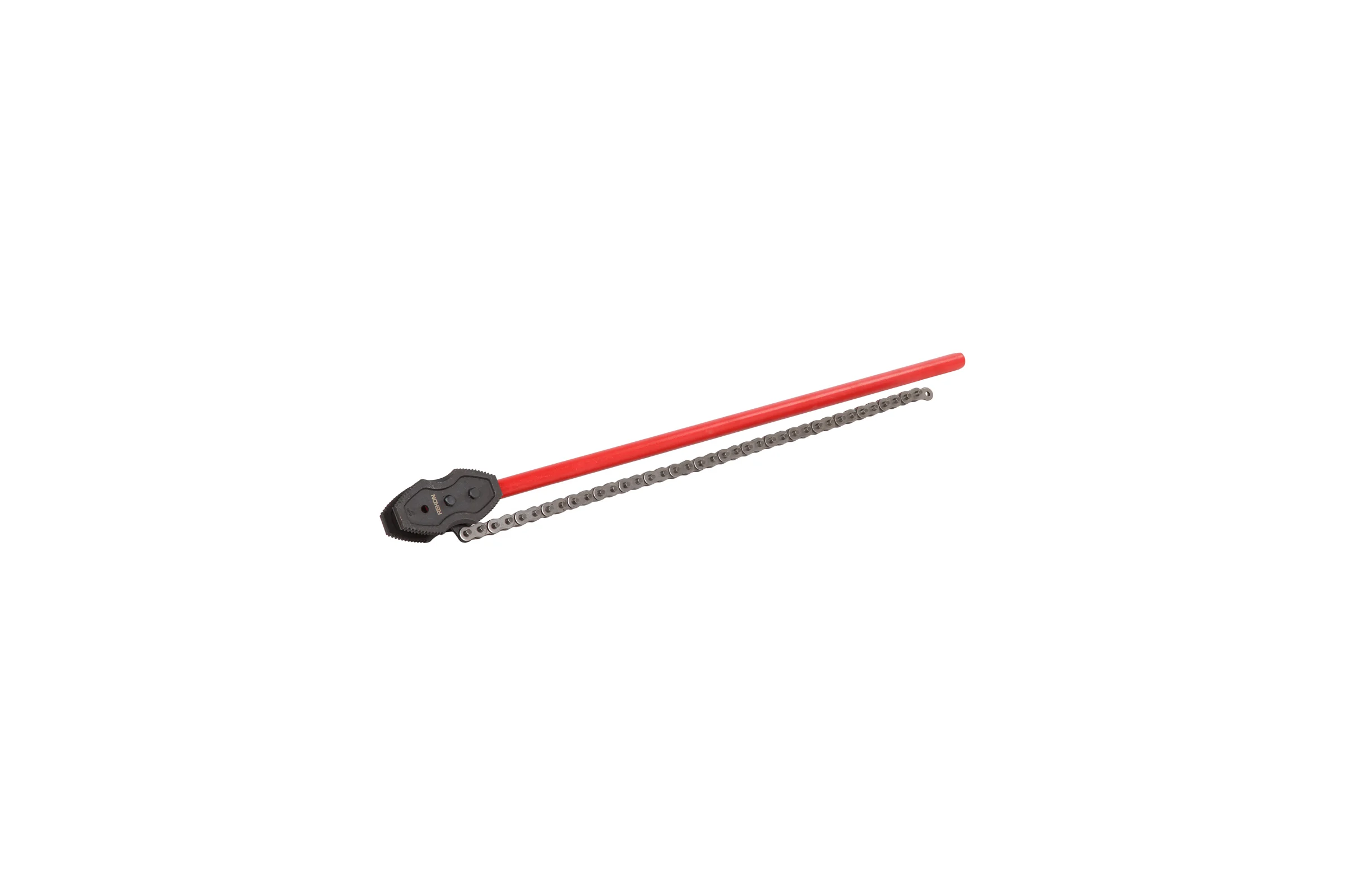 Двуконцевой двусторонний цепной трубный ключ REKON до 10" 029010