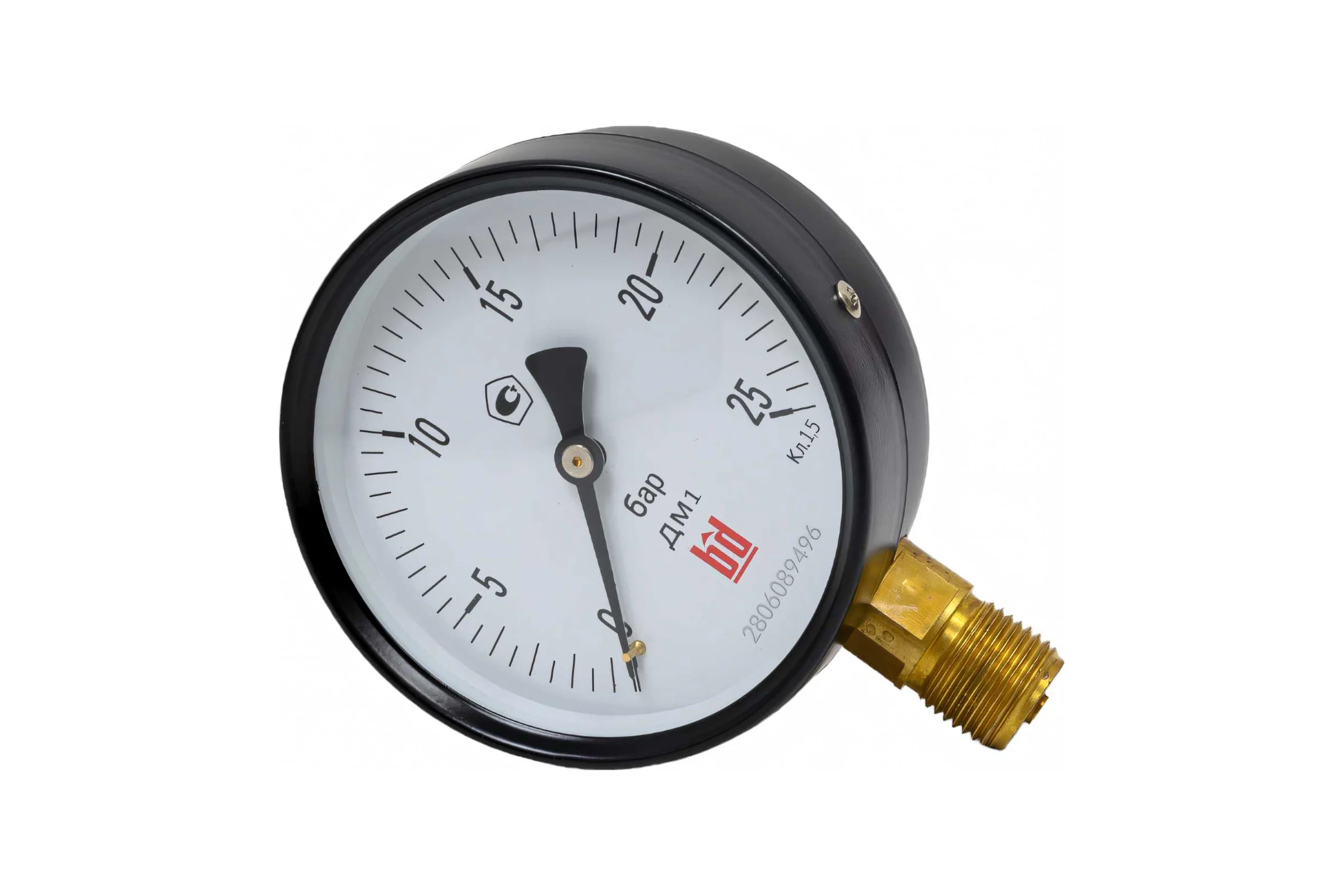 Манометр ДМ 1 Т2 100 Р (0-25) бар, кл.1.5, G1/2" BD 1151100016
