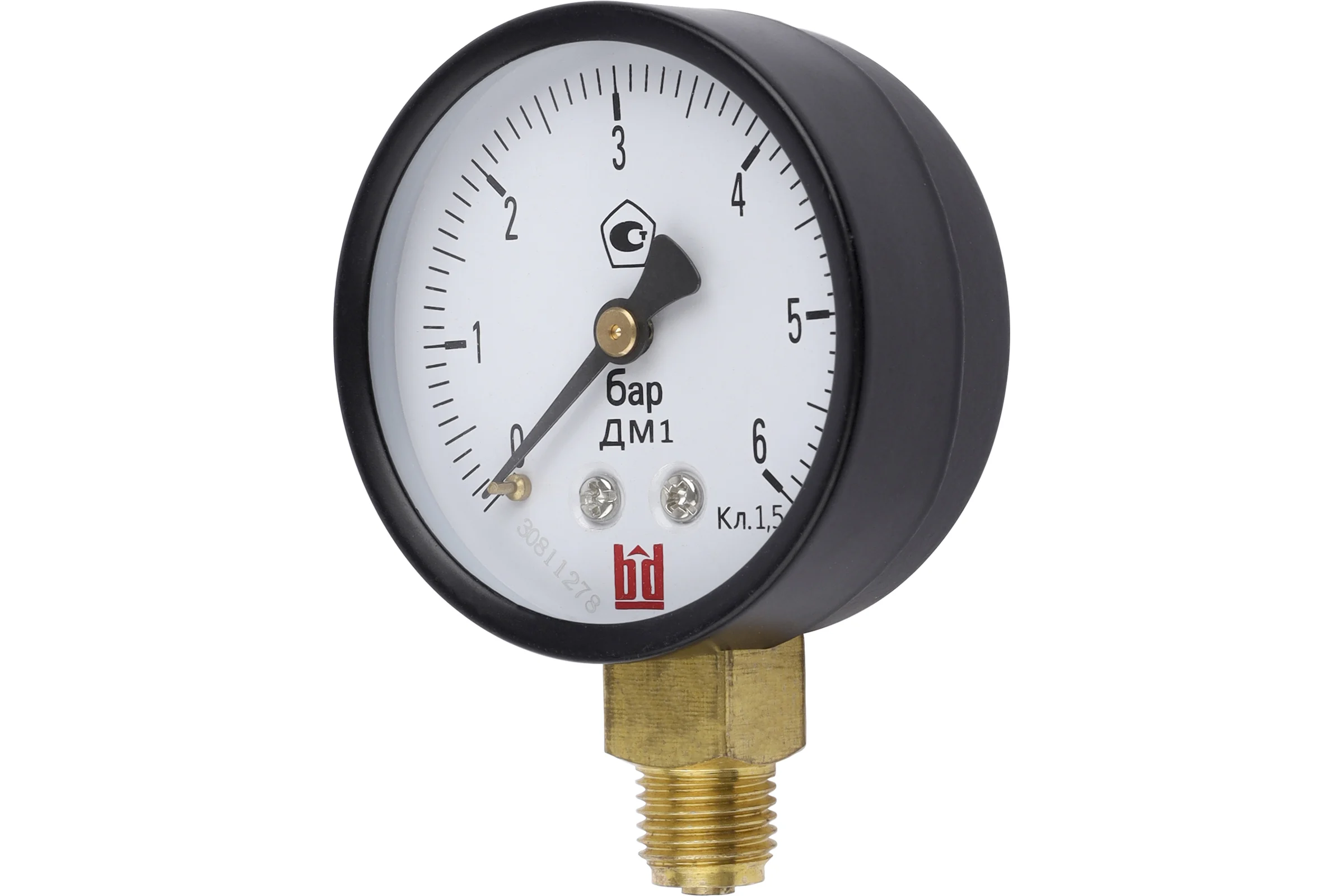 Манометр ДМ 1 Т2 063 Р (0-6) бар, кл.1.5, G1/4" BD 1151100010