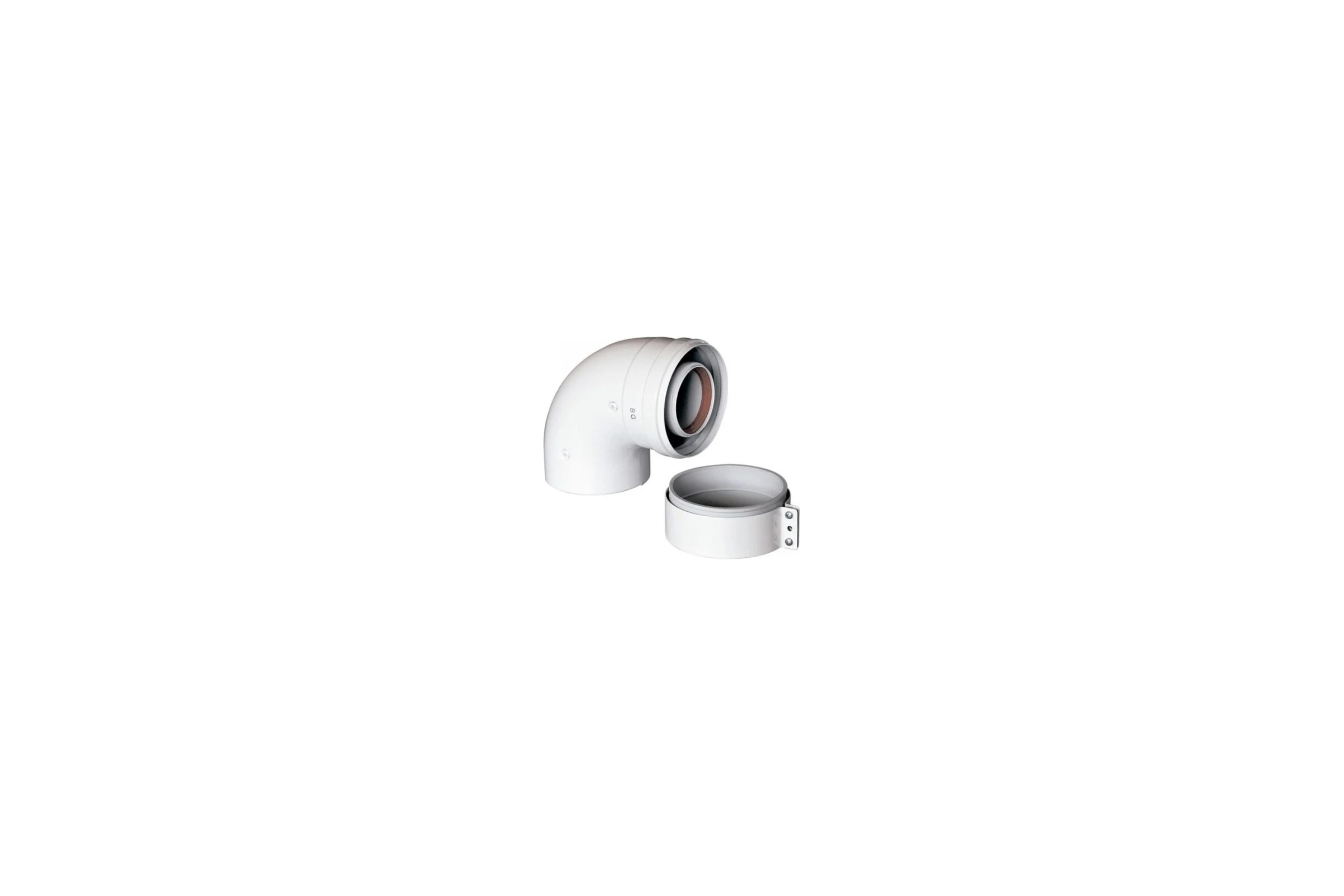 Коаксиальный отвод Baxi 90 для всех котлов кроме eco classic / eco nova, диам. 60/100 мм  MT71410142