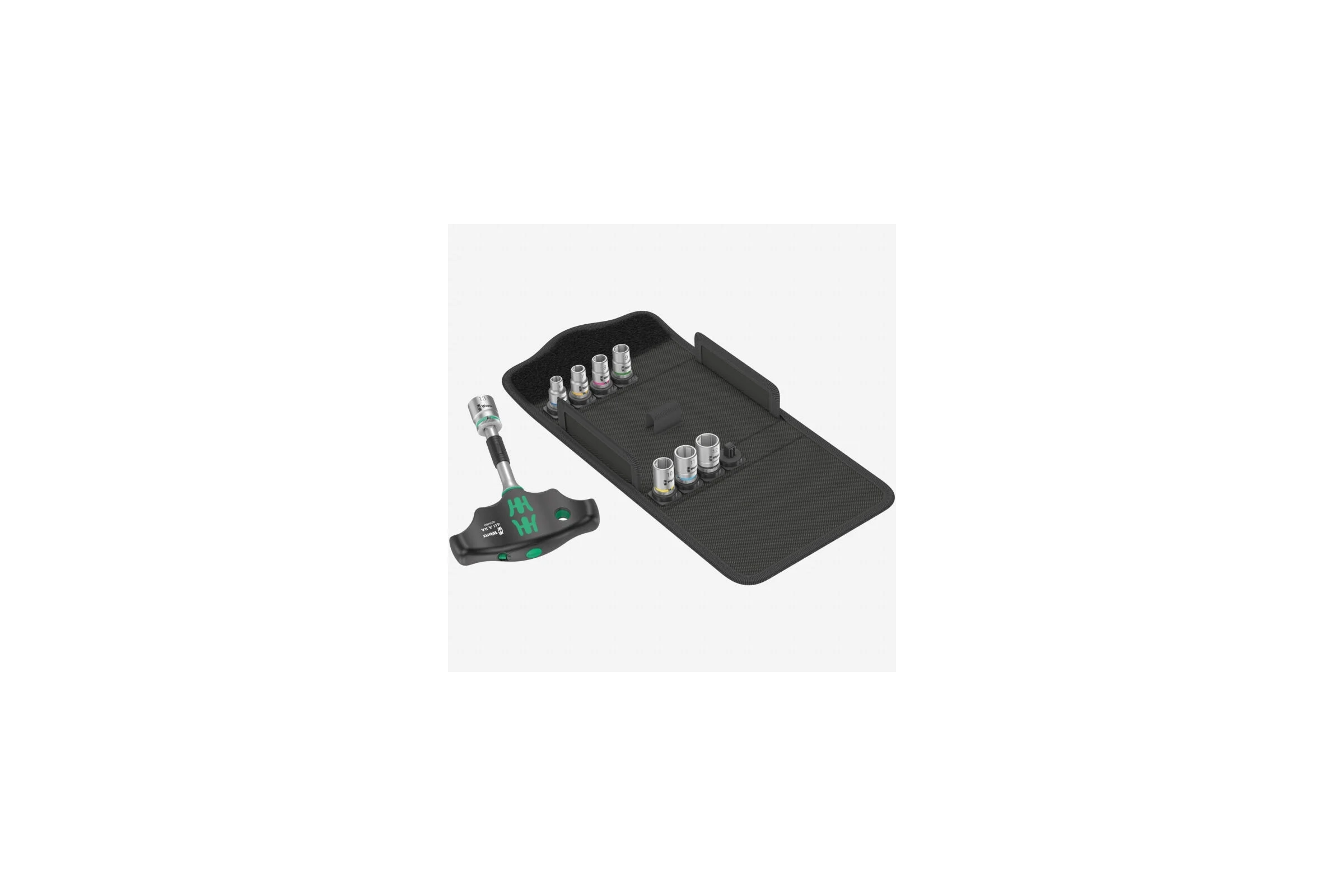 Набор инструментов WERA Kraftform Kompakt 400 RA Set 2, 9 предметов WE-023470