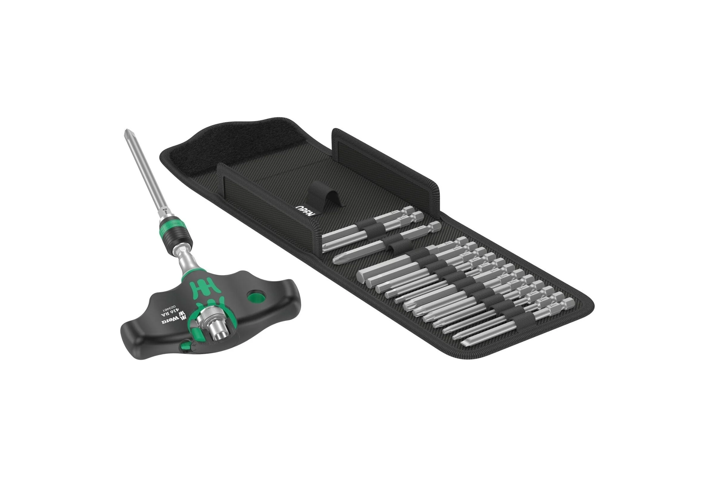 Набор инструментов WERA Kraftform Kompakt 400 RA Set 1, 17 предметов WE-023471