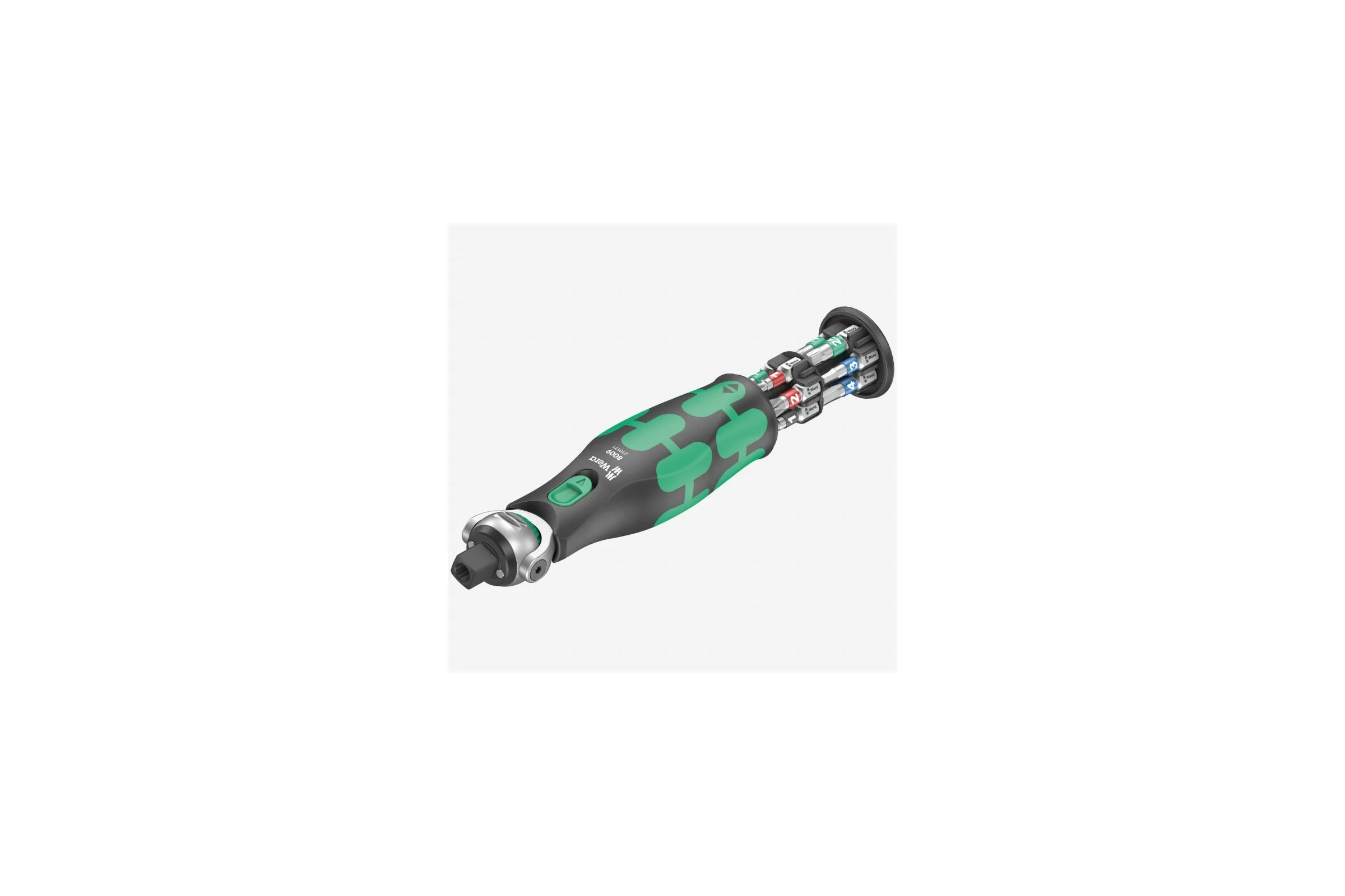 Отвертка с трещоткой и битами WERA 8009 Zyklop Pocket Set 1, 13 предметов WE-004280