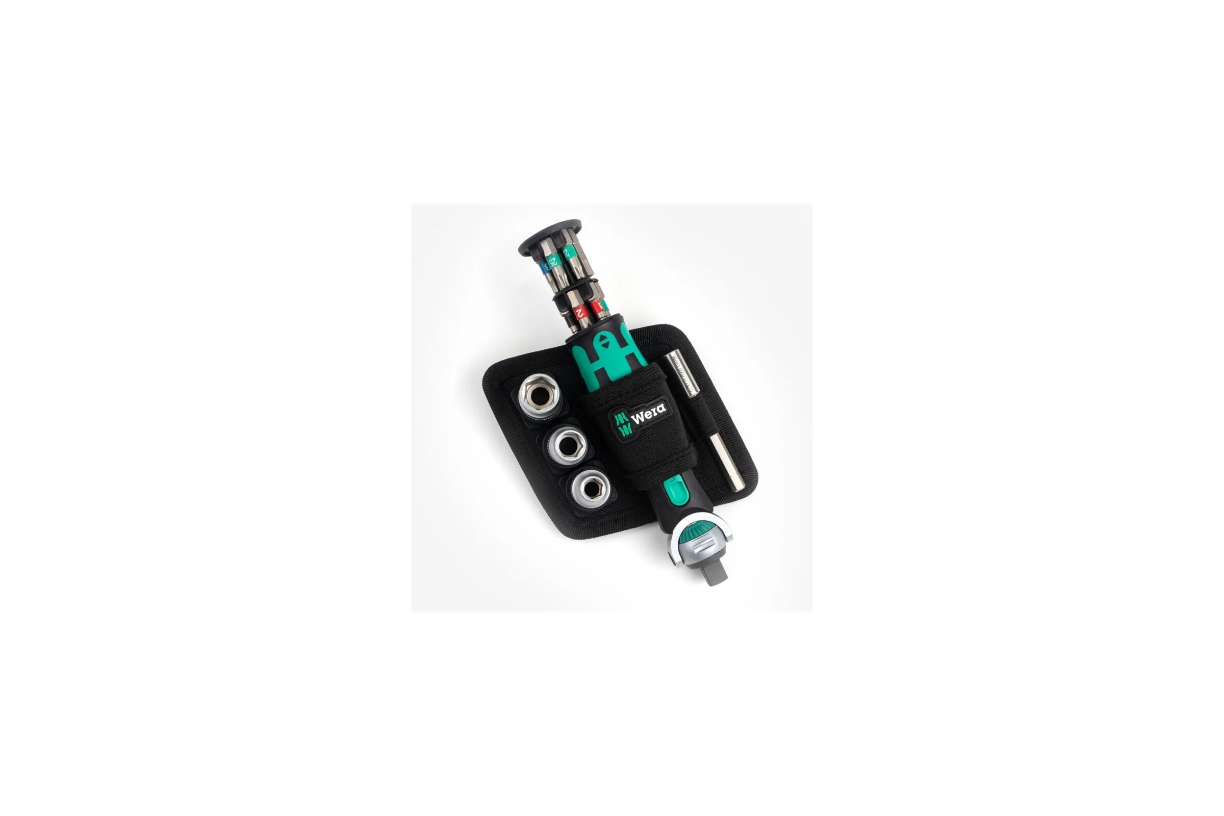 Отвертка с трещоткой и битами WERA 8009 Zyklop Pocket Set 2, 18 предметов WE-004281