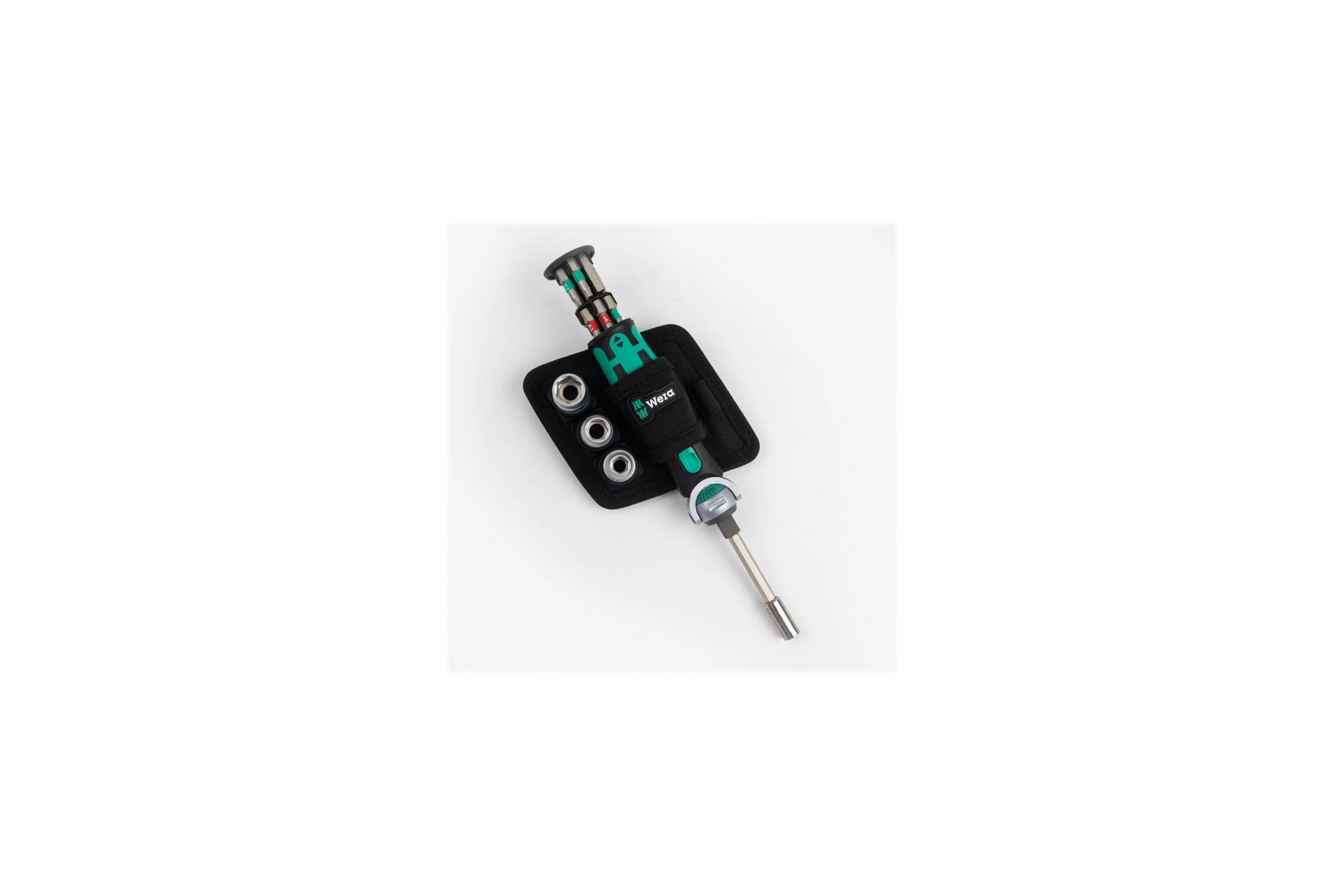 Отвертка с трещоткой и битами WERA 8009 Zyklop Pocket Set 2, 18 предметов WE-004281