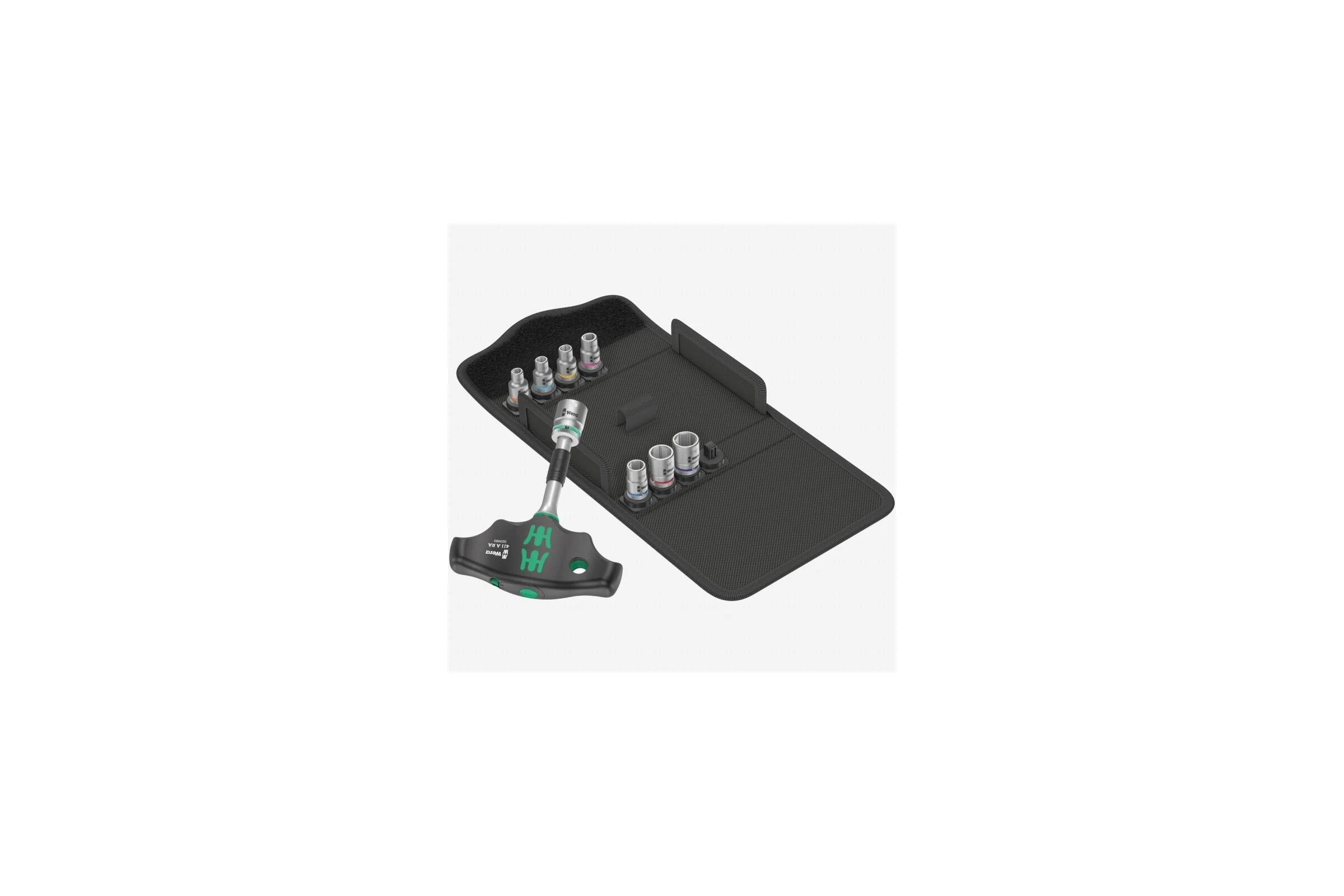Набор инструментов WERA Kraftform Kompakt 400 RA Imperial Set 2, 9 предметов WE-057474