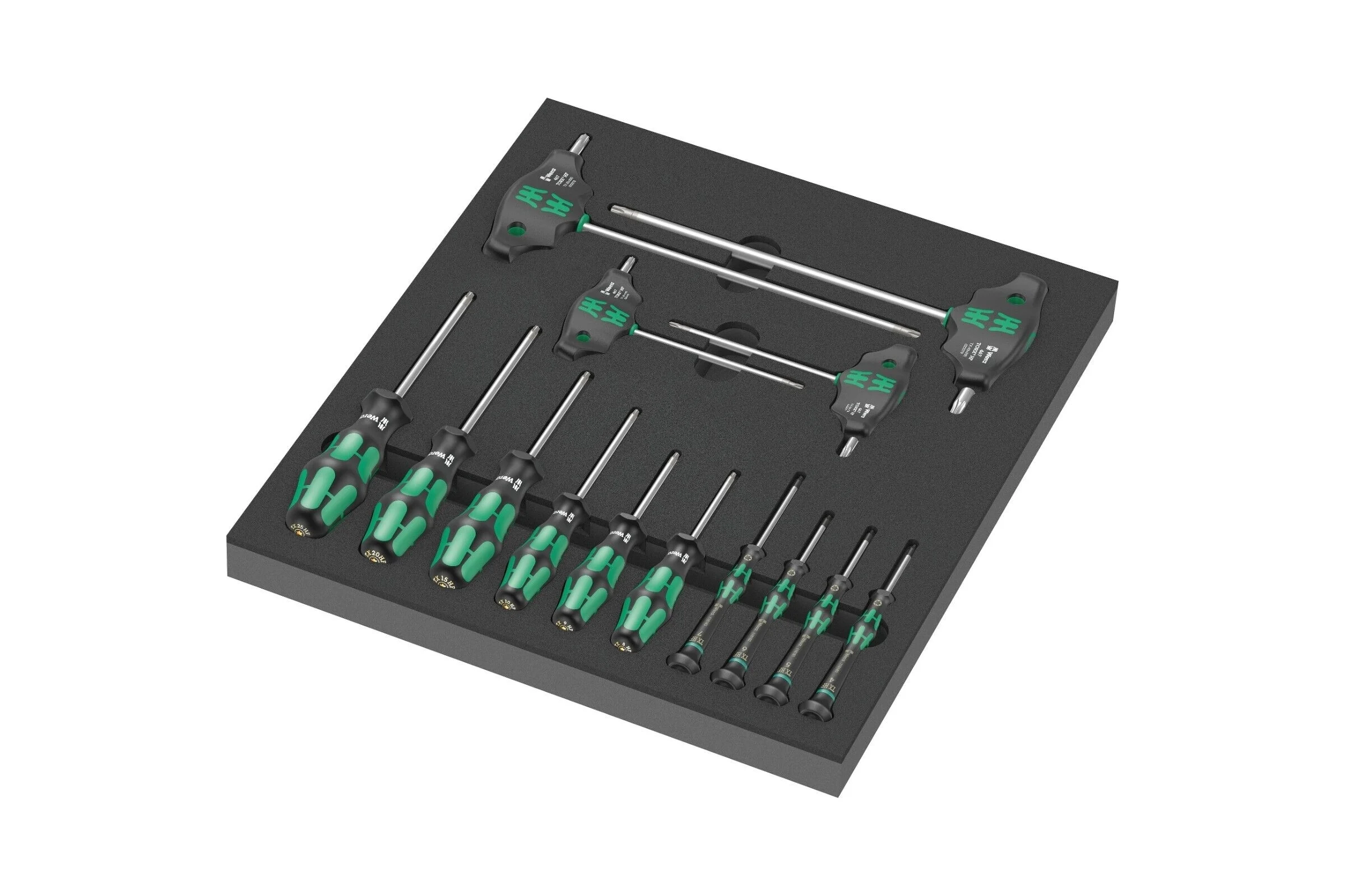 Набор отверток в ложементе WERA 9712 TORX HF 1, 14 предметов WE-150103