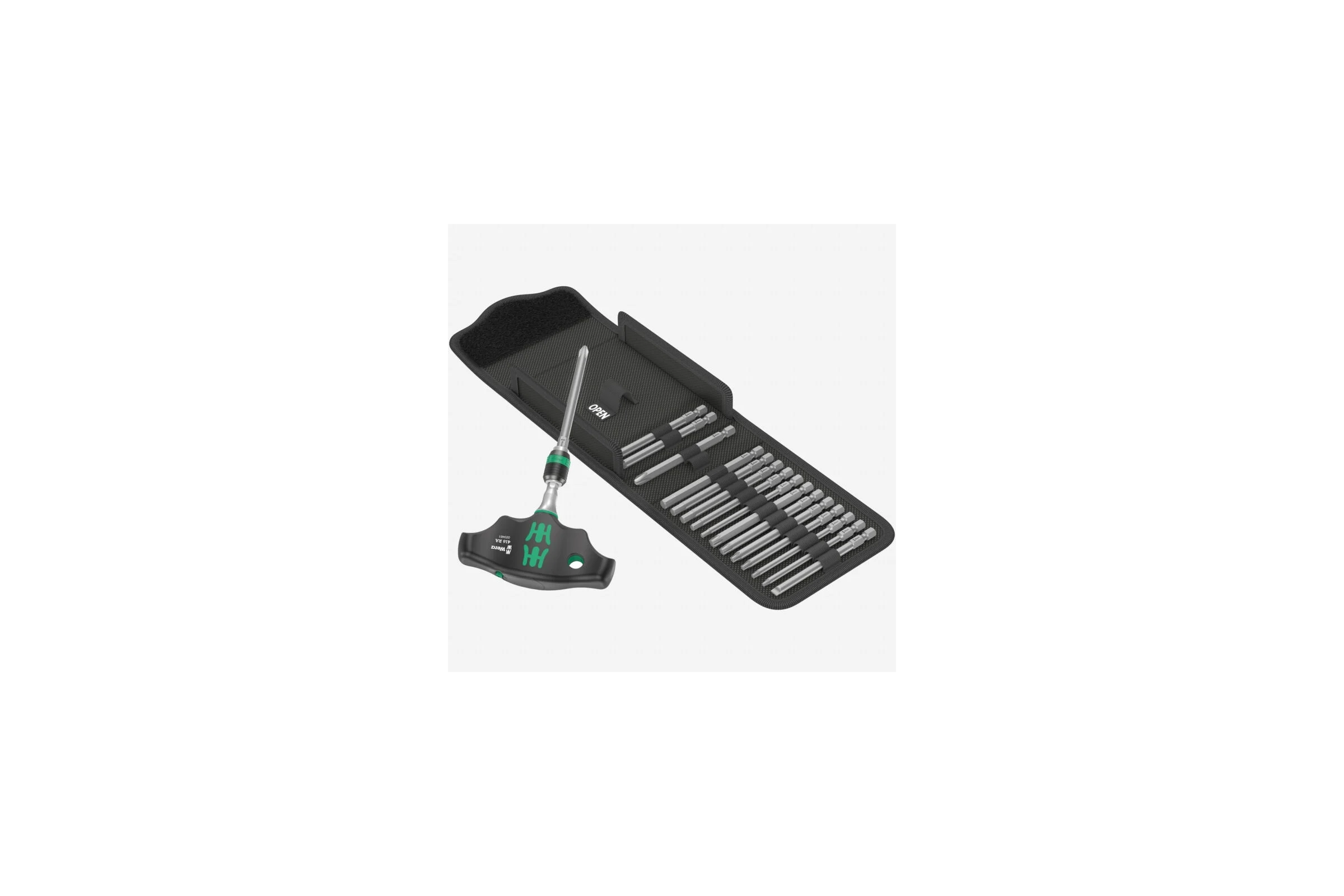 Набор инструментов WERA Kraftform Kompakt 400 RA Imperial Set 1, 17 предметов WE-057473