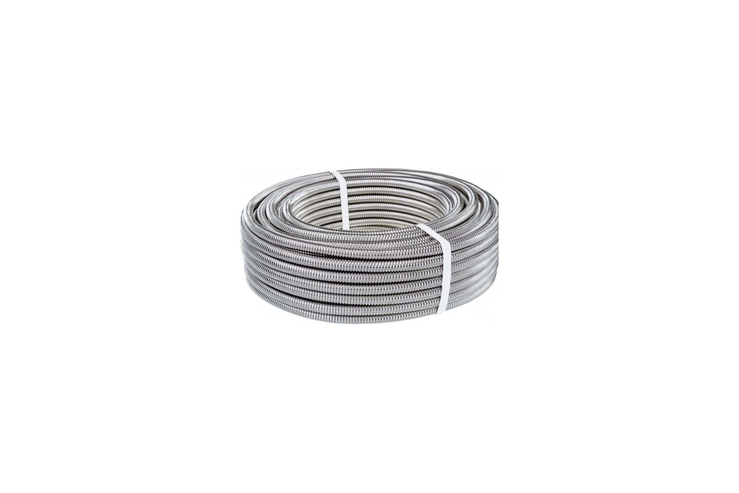 Гофрированная труба AQUAFLEX из нержавеющей стали d15, 20м (отожженная) 771319