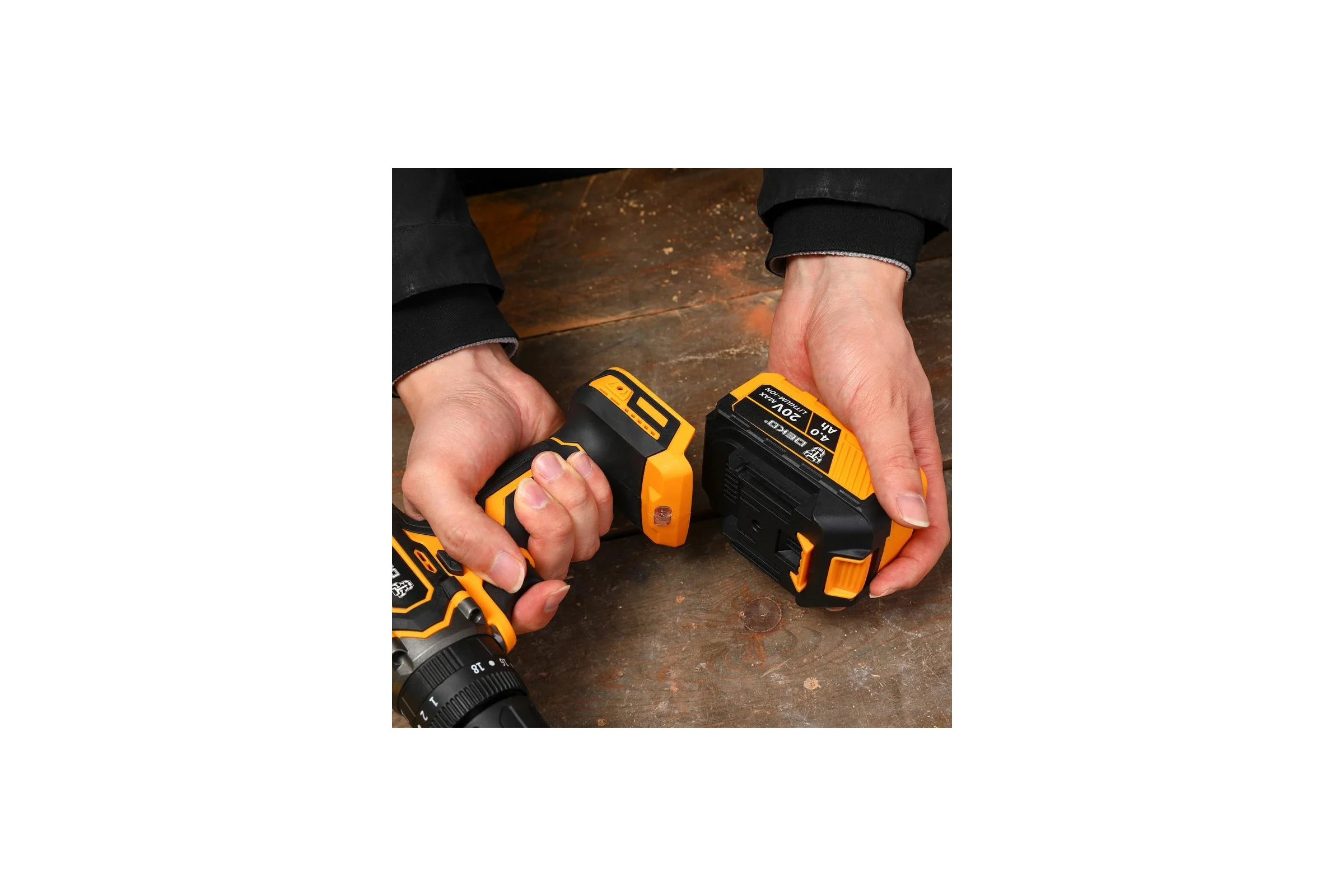 Аккумулятор тип BL1840B Li-ion, 20В, 4.0А*ч DEKO 063-4057