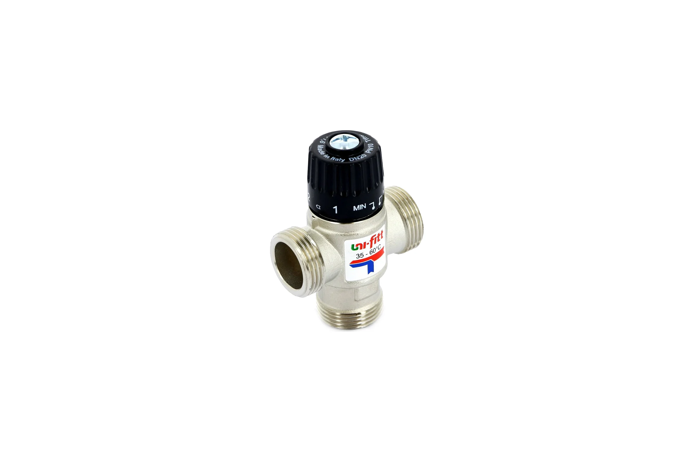 Термосмесительный клапан Н 1, 35-60С, смешение боковое Uni-Fitt 351N3140