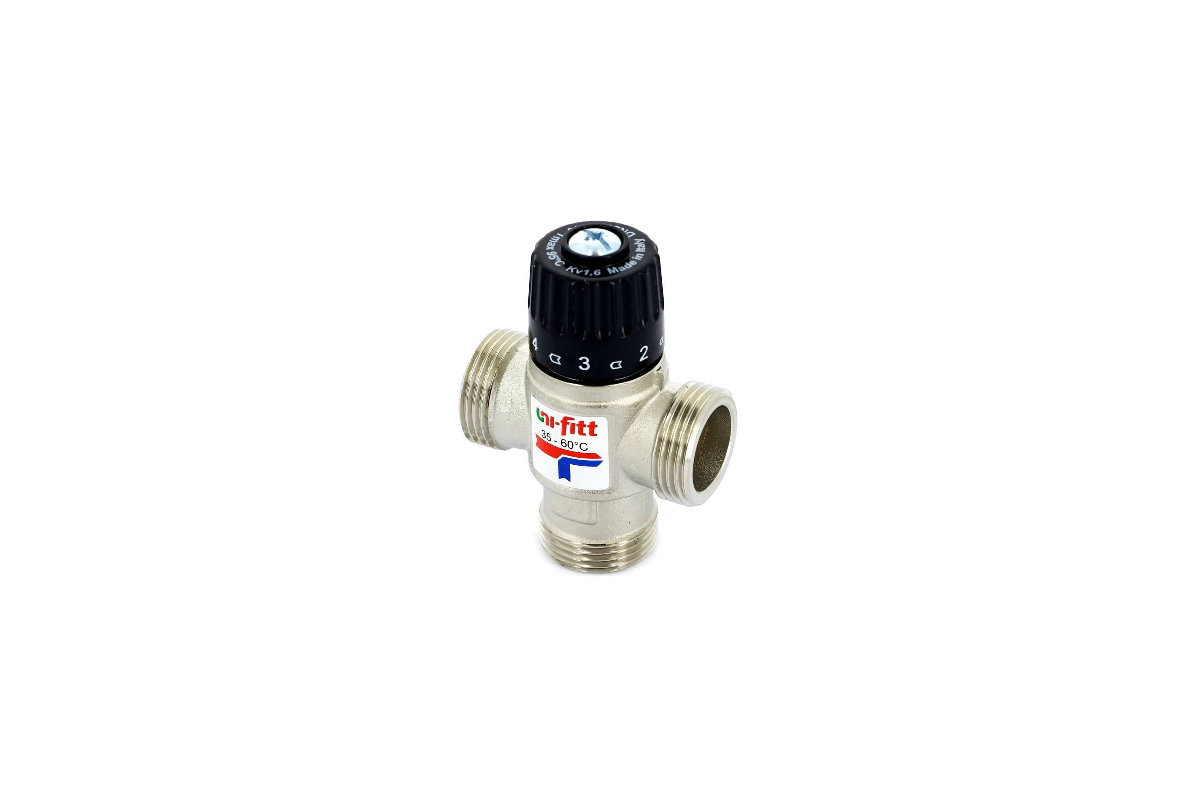 Термосмесительный клапан Н 1, 35-60С, смешение боковое Uni-Fitt 351N3140