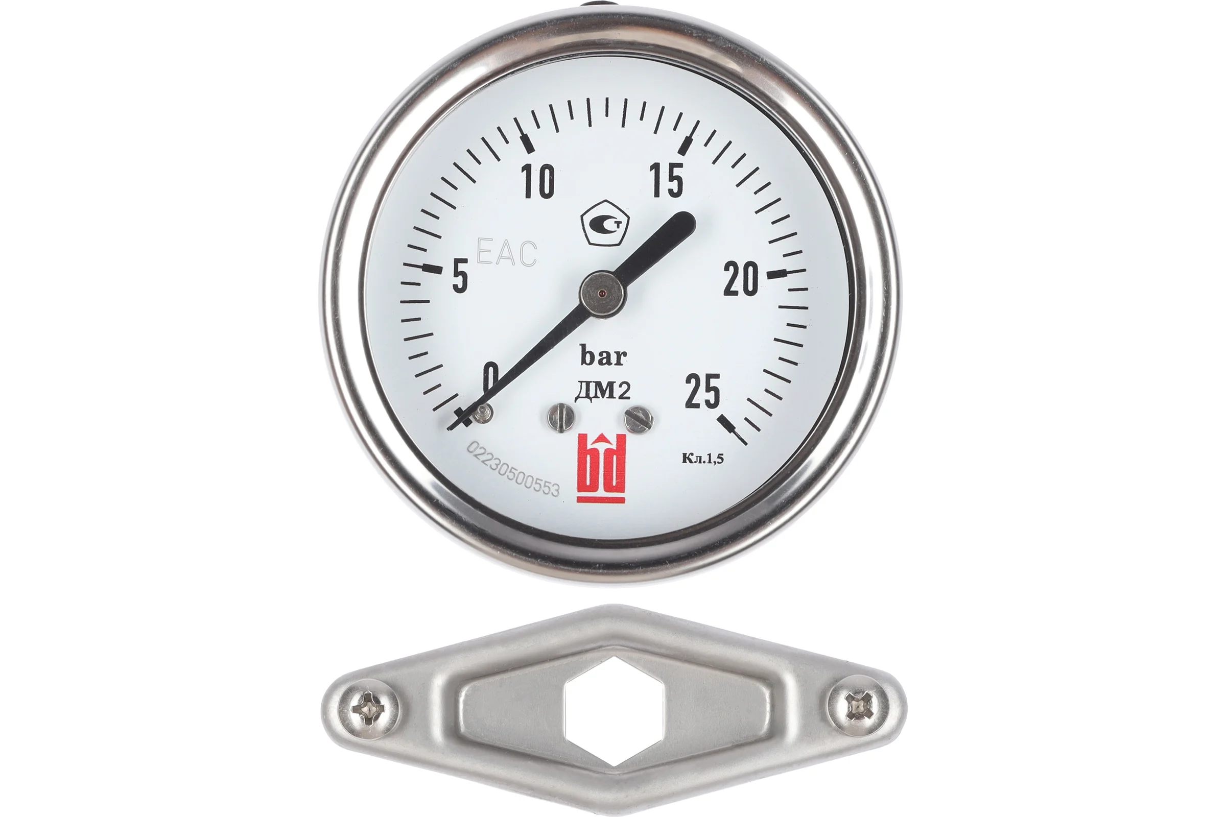 Манометр ДМ 2 063 ТС (0-25) бар, кл.1.5, G1/4" BD 1152100018